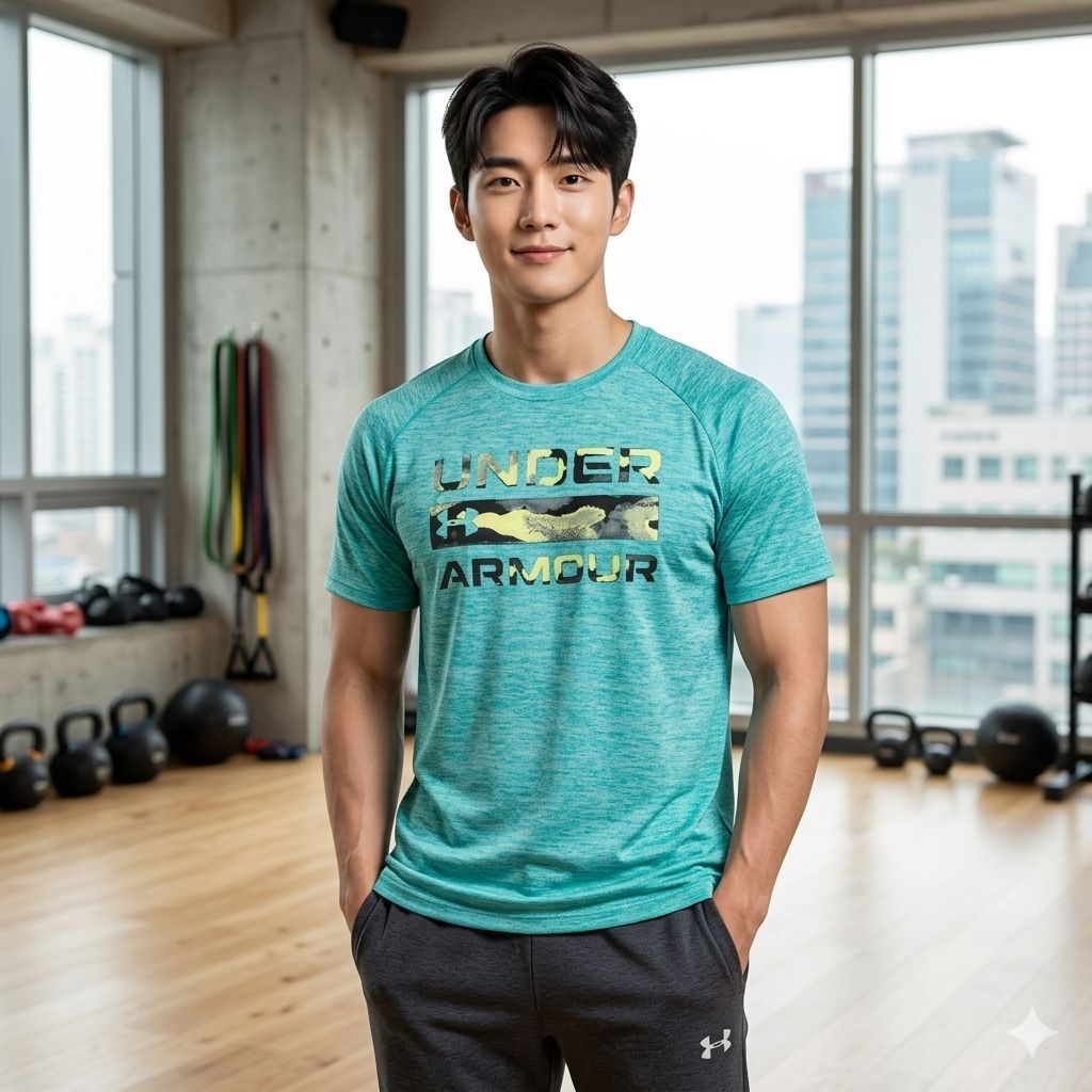 【預購】Under Armour H052404 男裝淺藍色短袖上衣