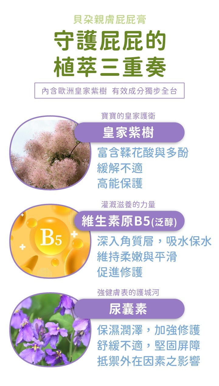 Bebble貝朵親膚屁屁膏(紅敏肌、蘋果臉推薦使用)尿布疹,小孩紅屁股,屁股長疹子,屁股紅癢