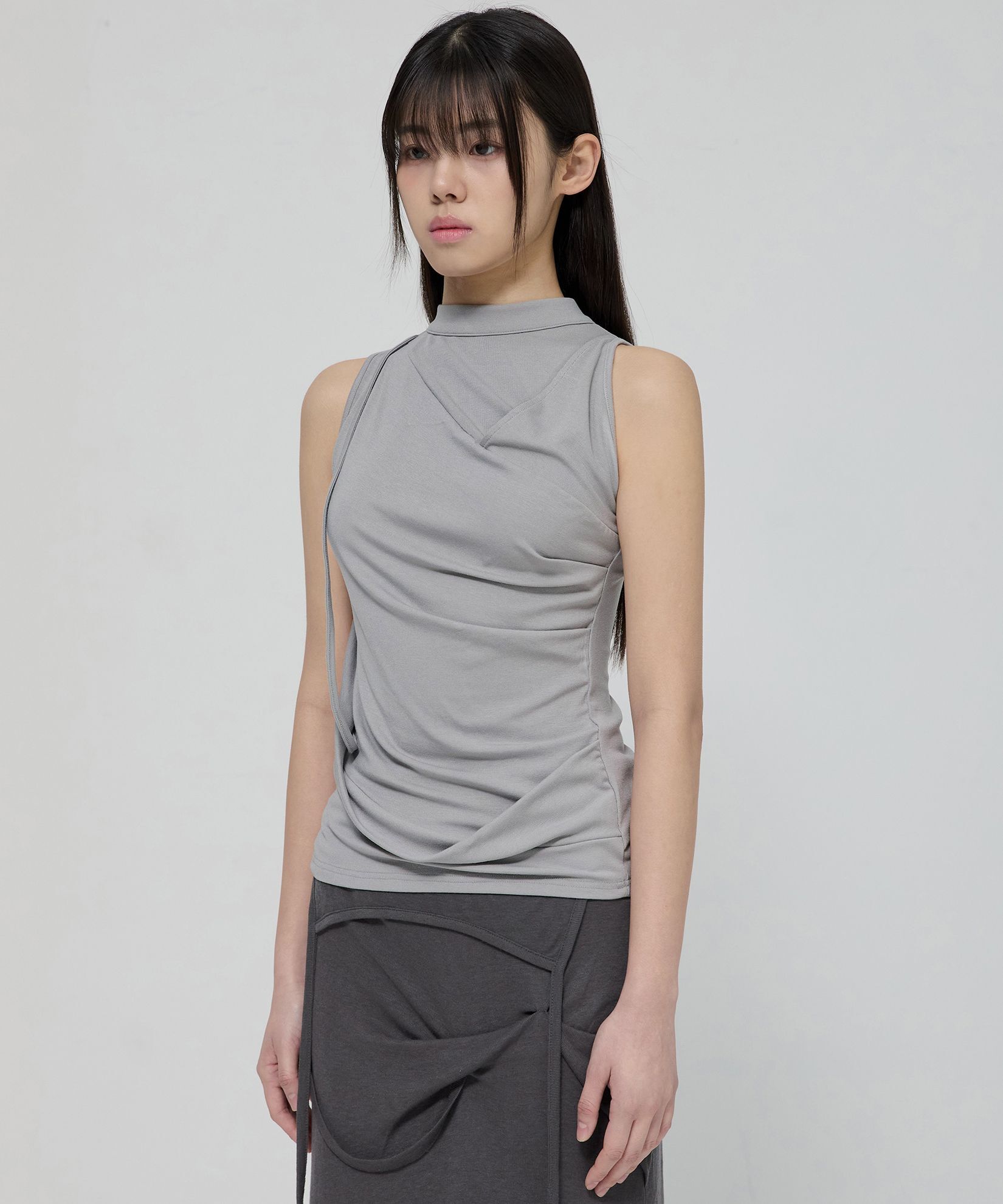 FLAREUP 垂墜無袖上衣 FL-135_Gray