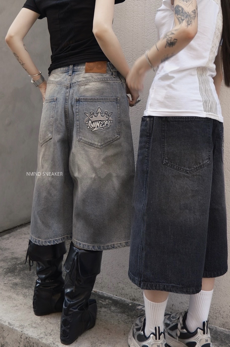 9090 King Logo Buggy Jorts 七分褲