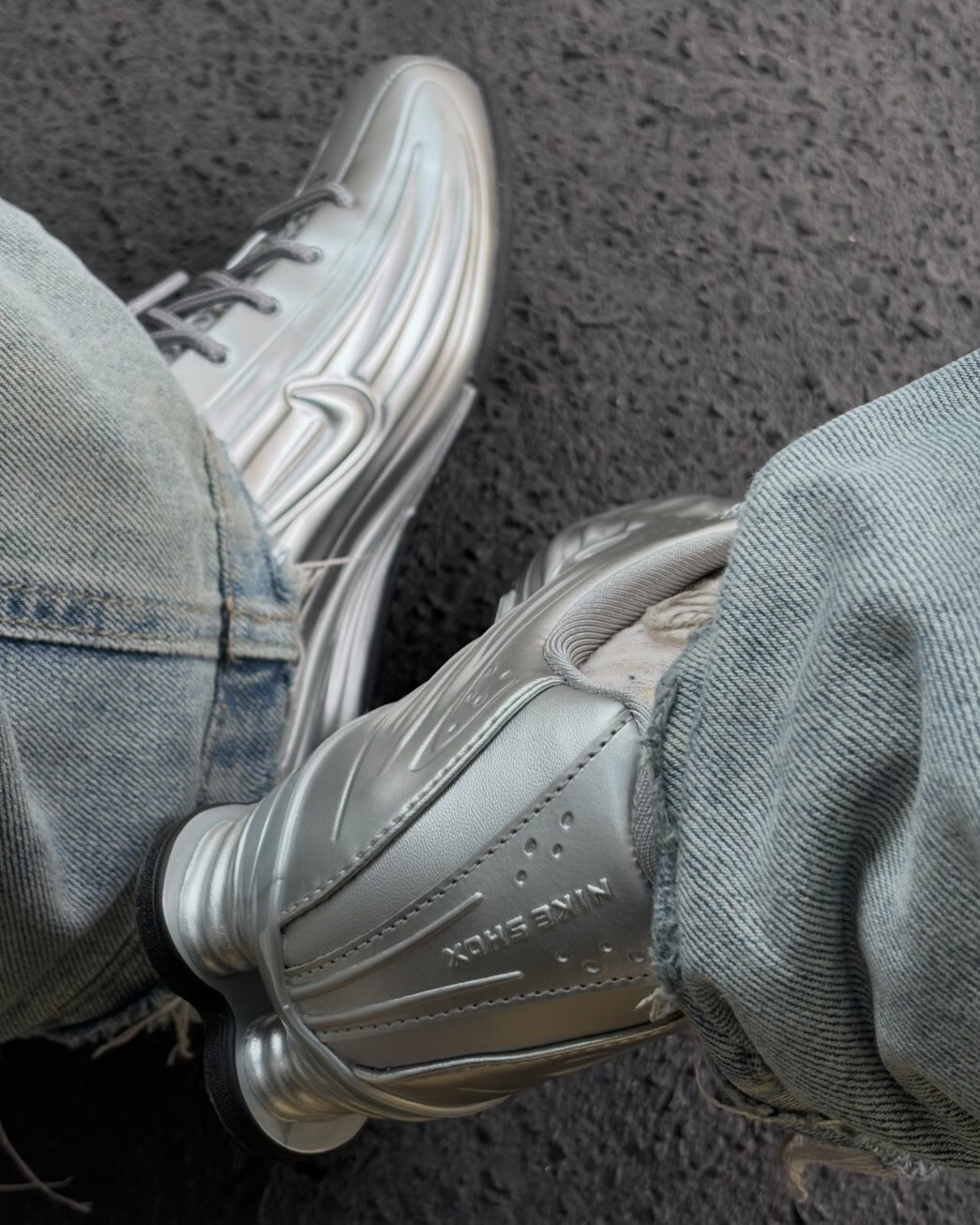 NIKE SHOX Z 復古 彈簧 氣墊 緩震 科技銀