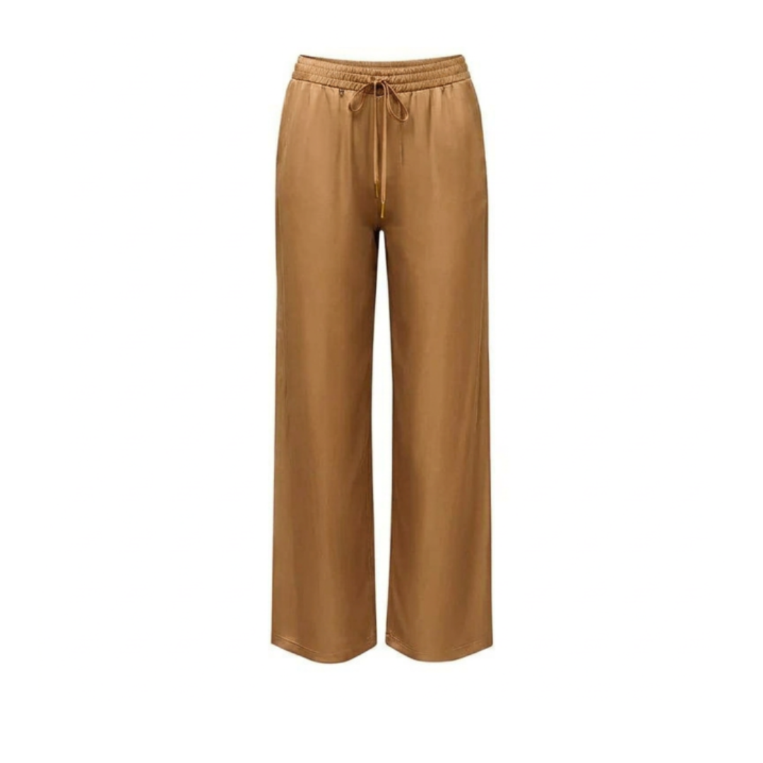 1TS0319-101 [TWINSET] Drawstring Trousers Walnut #261LL2LCC (C-EU-E)