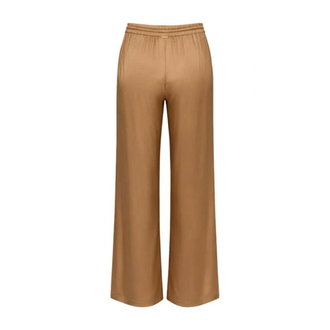 1TS0319-101 [TWINSET] Drawstring Trousers Walnut #261LL2LCC (C-EU-E)
