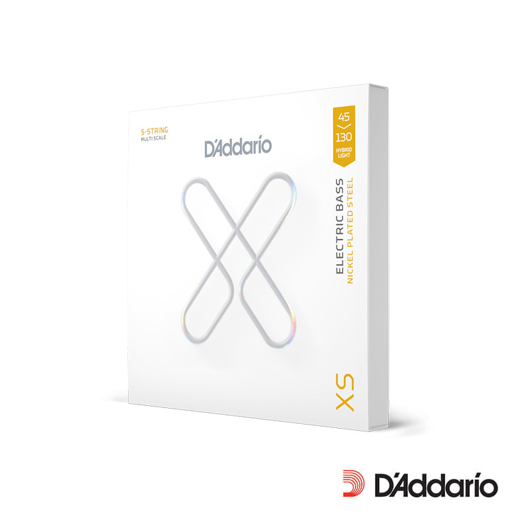 DAddario XS Nickel 45/130 鎳纏繞 包膜 五弦 扇形專用 電貝斯弦