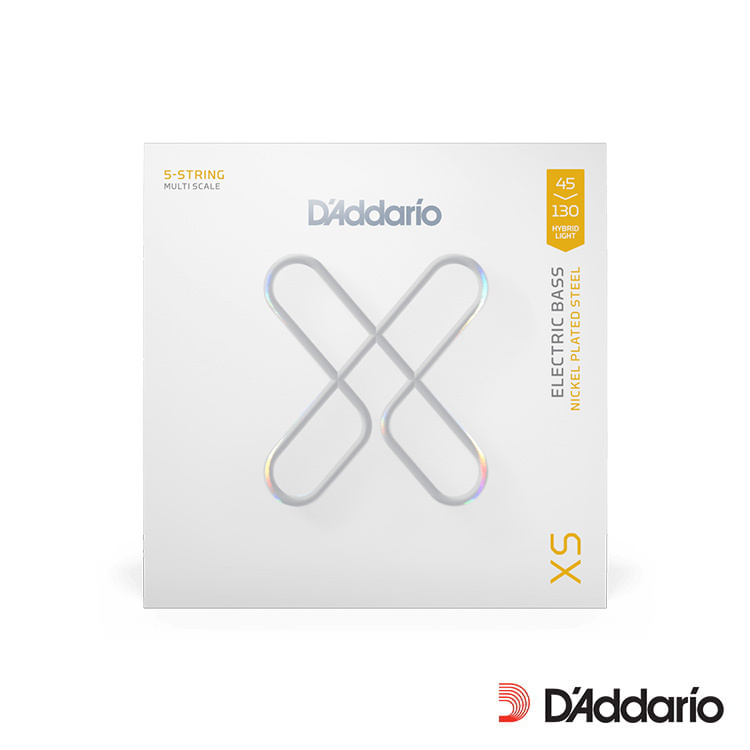 DAddario XS Nickel 45/130 鎳纏繞 包膜 五弦 扇形專用 電貝斯弦