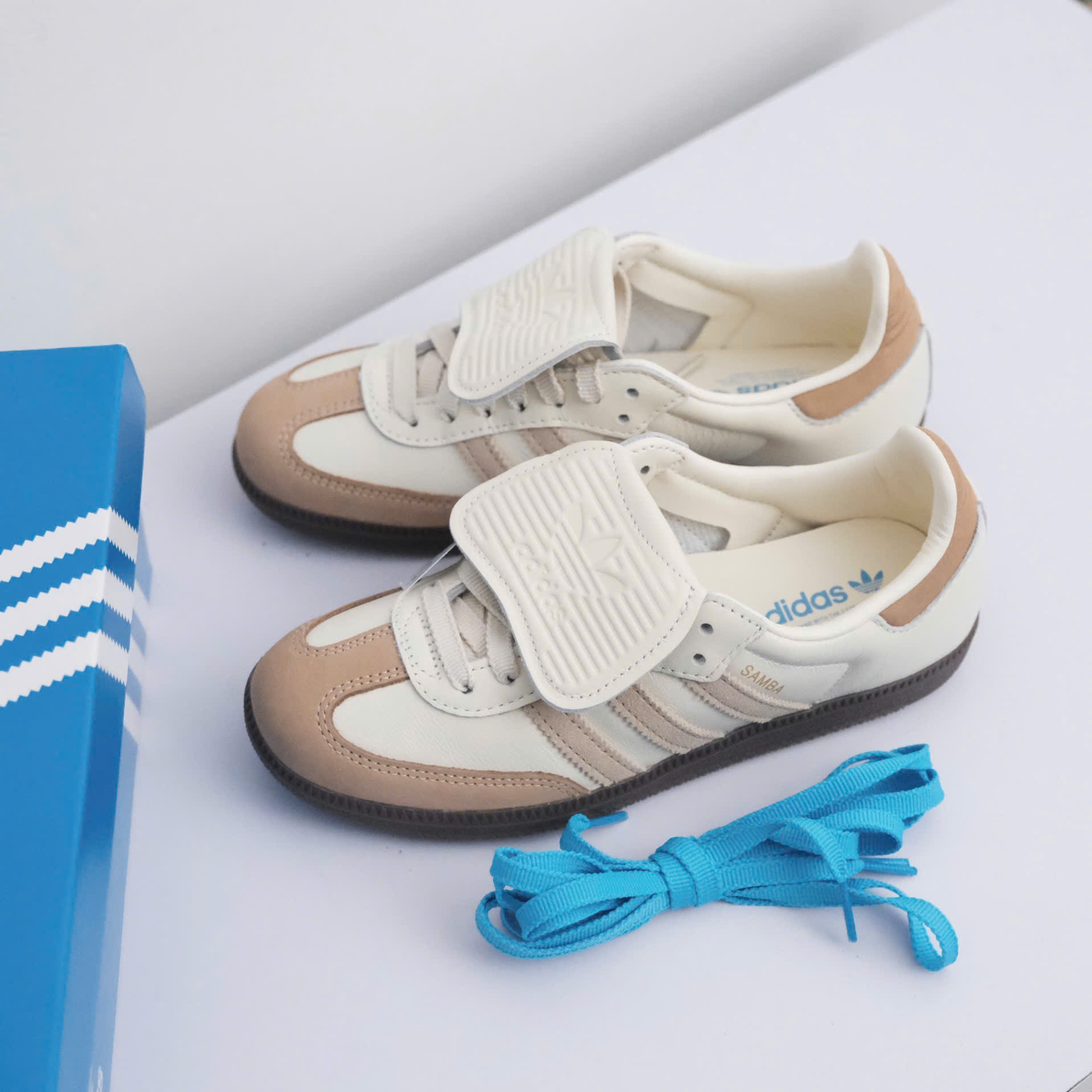 Adidas Originals Samba LT 伯爵奶茶 奶茶 翻鞋舌 長鞋舌 復古鞋 JH5706