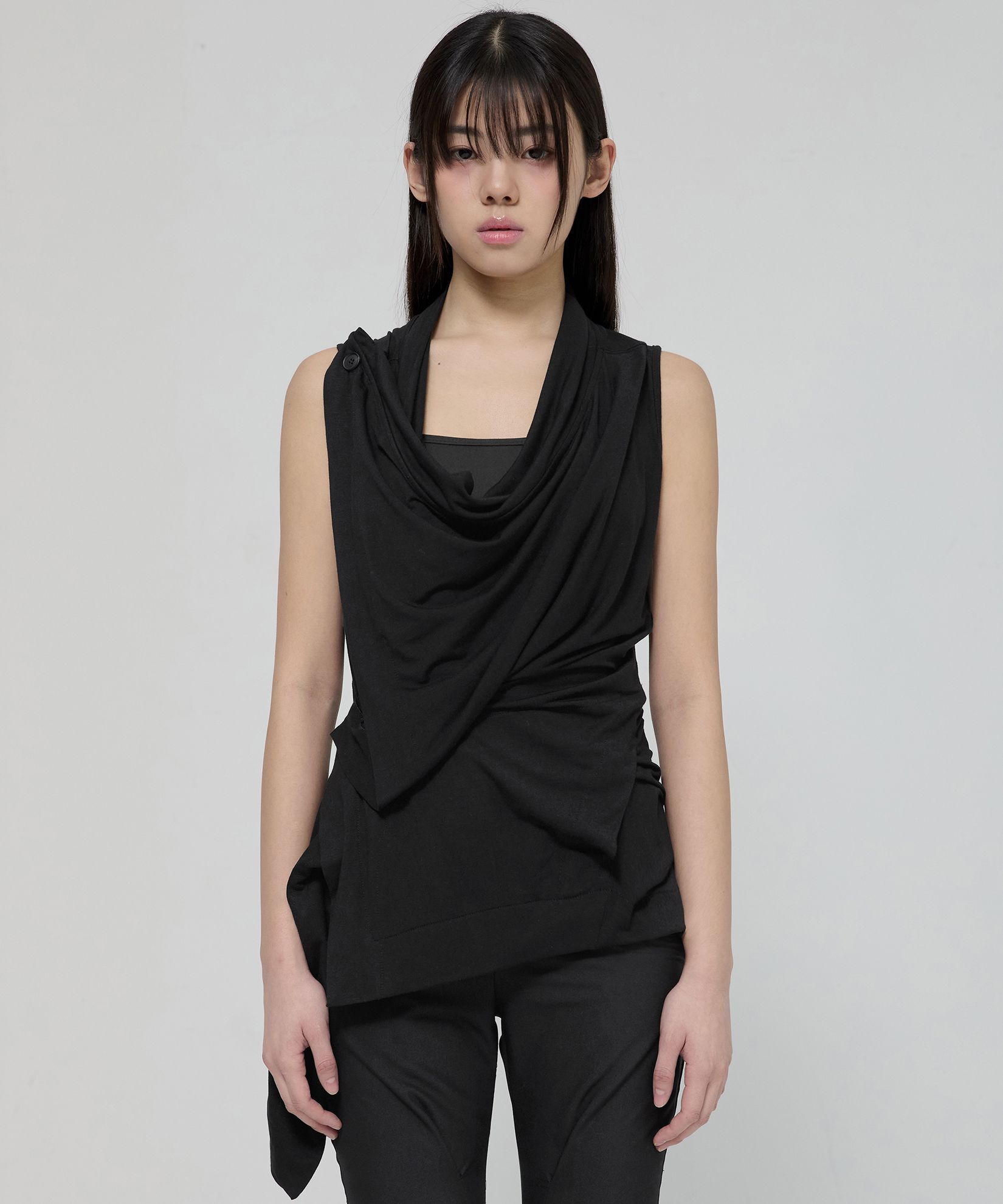 FLAREUP 排扣針織外套 FL-120_Black
