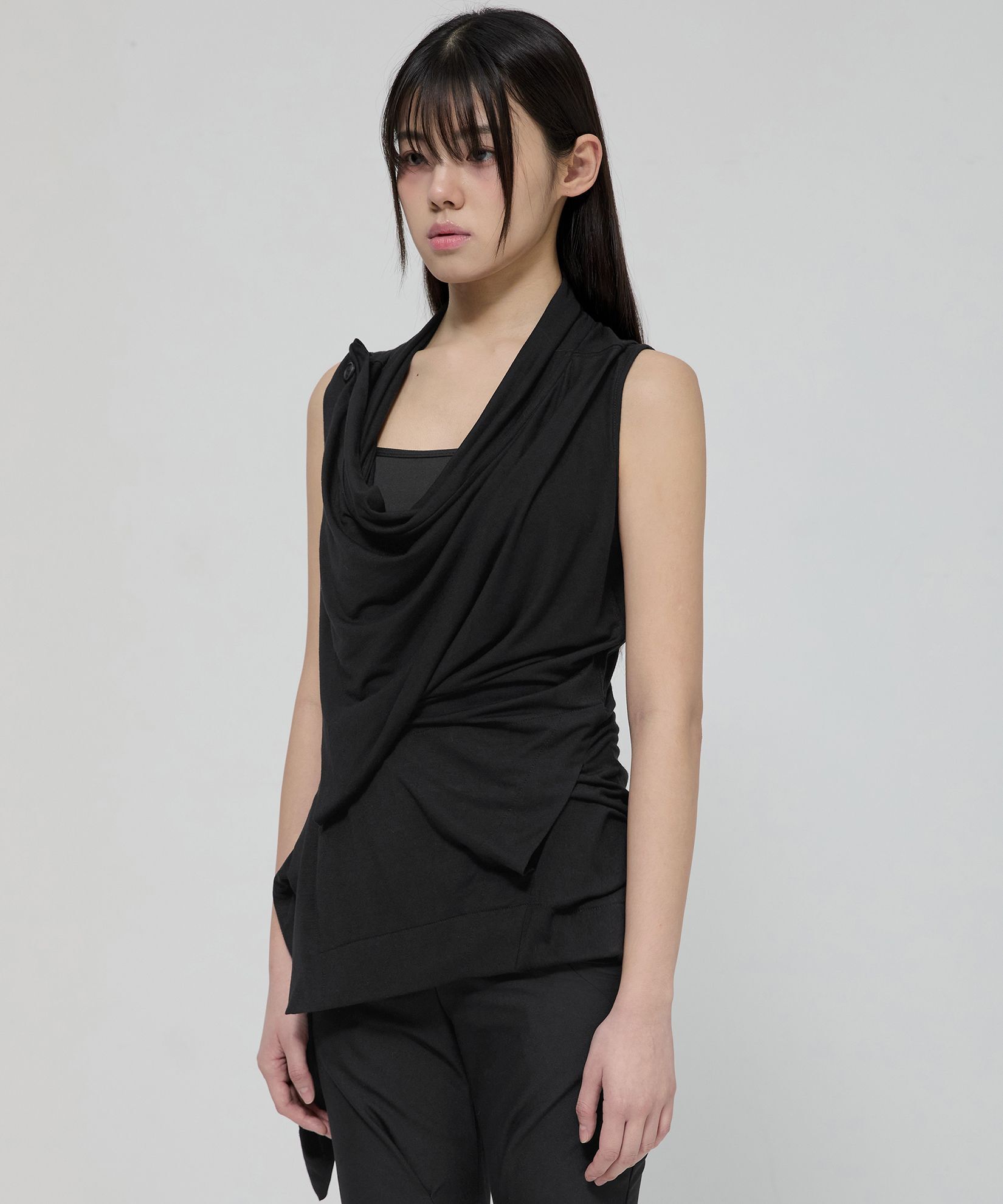 FLAREUP 排扣針織外套 FL-120_Black