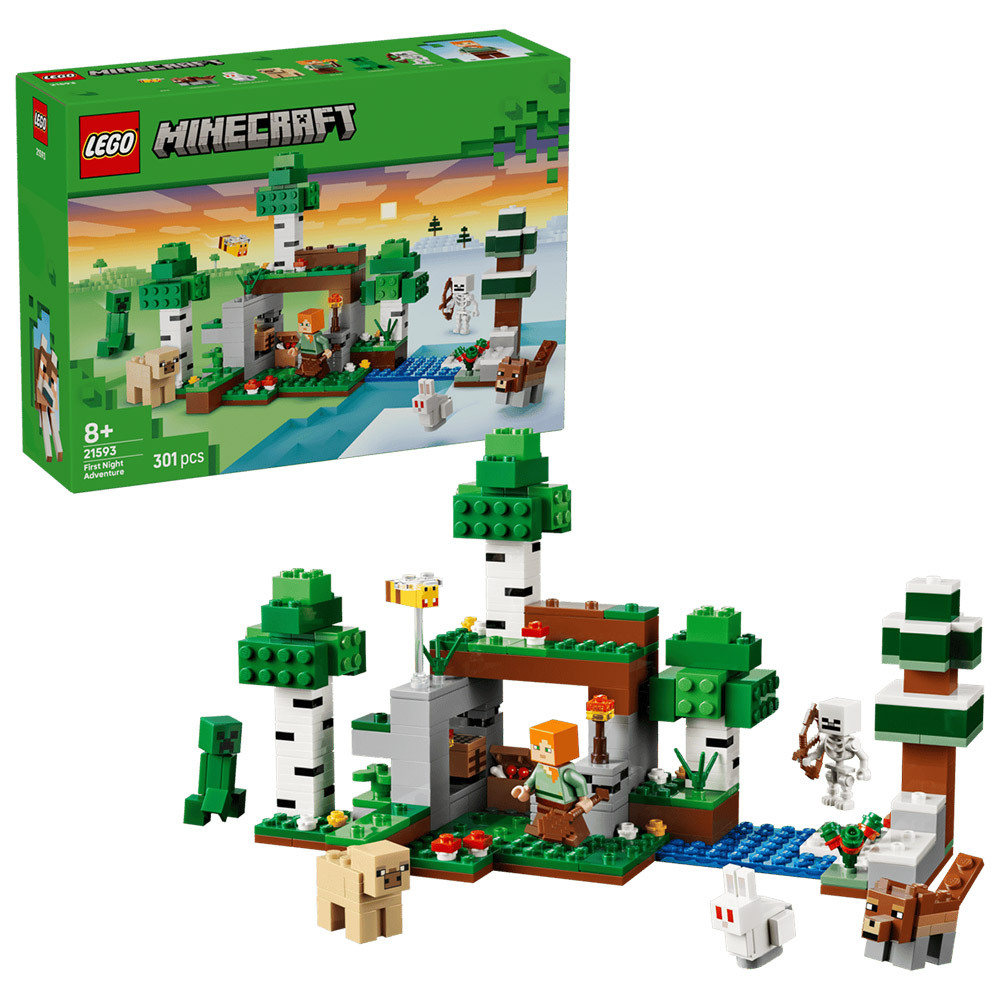 LEGO 21593 樂高積木 21593 Minecraft 麥塊系列 - 第一夜冒險