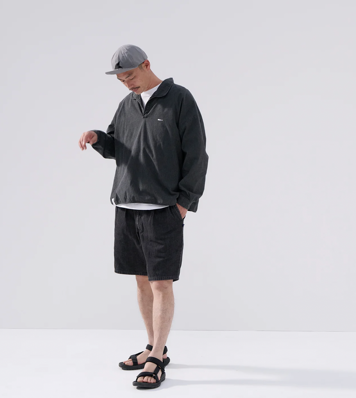 [現貨] DESCENDANT SS26 A-3 NYLON | BLACK / GREY / NAVY