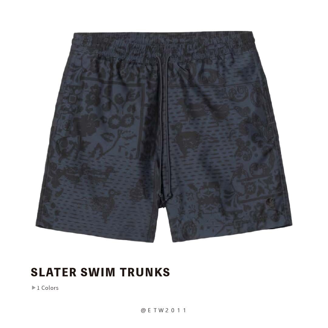 ☆ETW☆【EASY TO WEAR】CARHARTT WIP SLATER SWIM TRUNKS 海灘褲 短褲 遺跡 仿舊