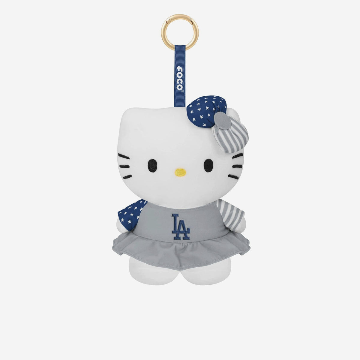 2026SS Hello Kitty x Los Angeles Dodgers Plush Mascot Keychain (Americana) 聯名 三麗鷗 娃娃 吊飾 鑰匙圈 現貨 KY06MBHKTYUSFLGLD