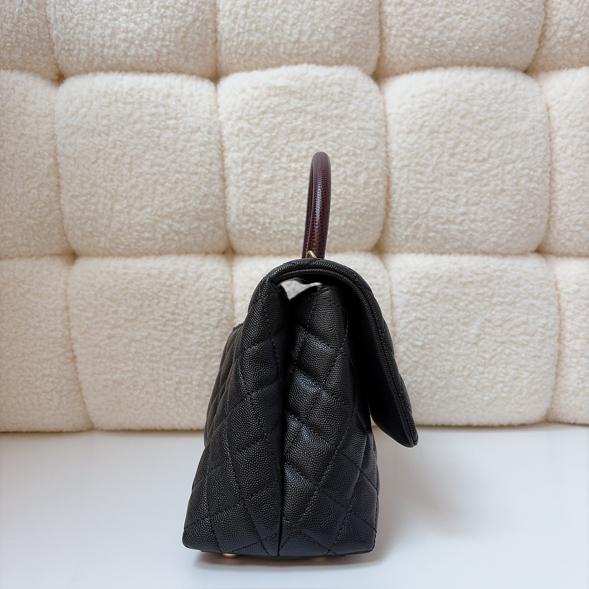 Chanel Coco Handle Bag - Black / GHW