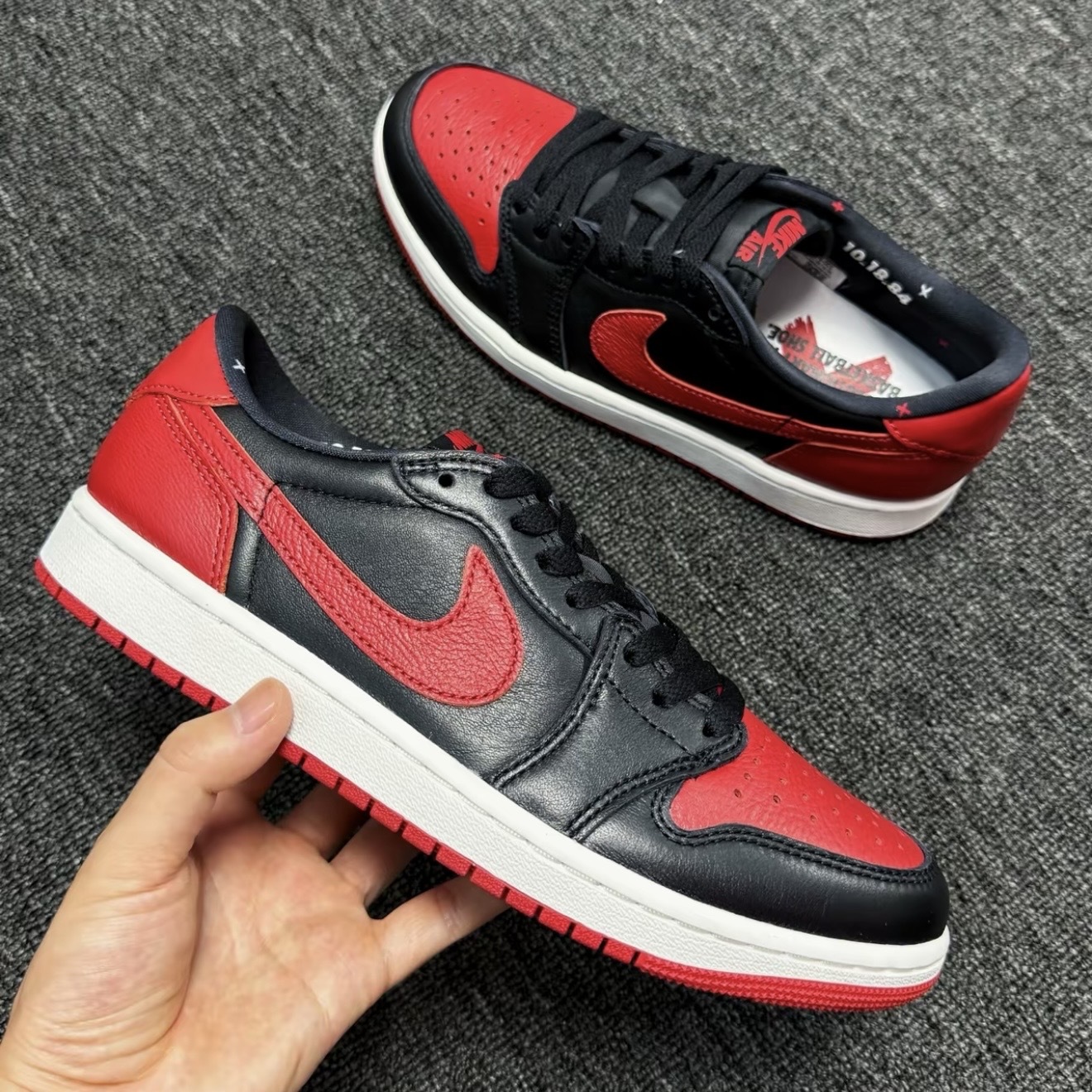 NIKE AIR JORDAN 1 RETRO LOW OG "BANNED" 黑紅 禁穿 男鞋 IW6276-001