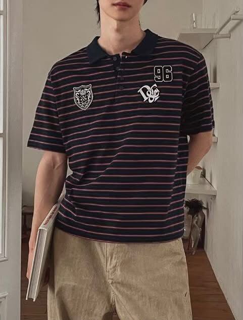 襟章橫間Polo短袖Tee GARMENTS-081T