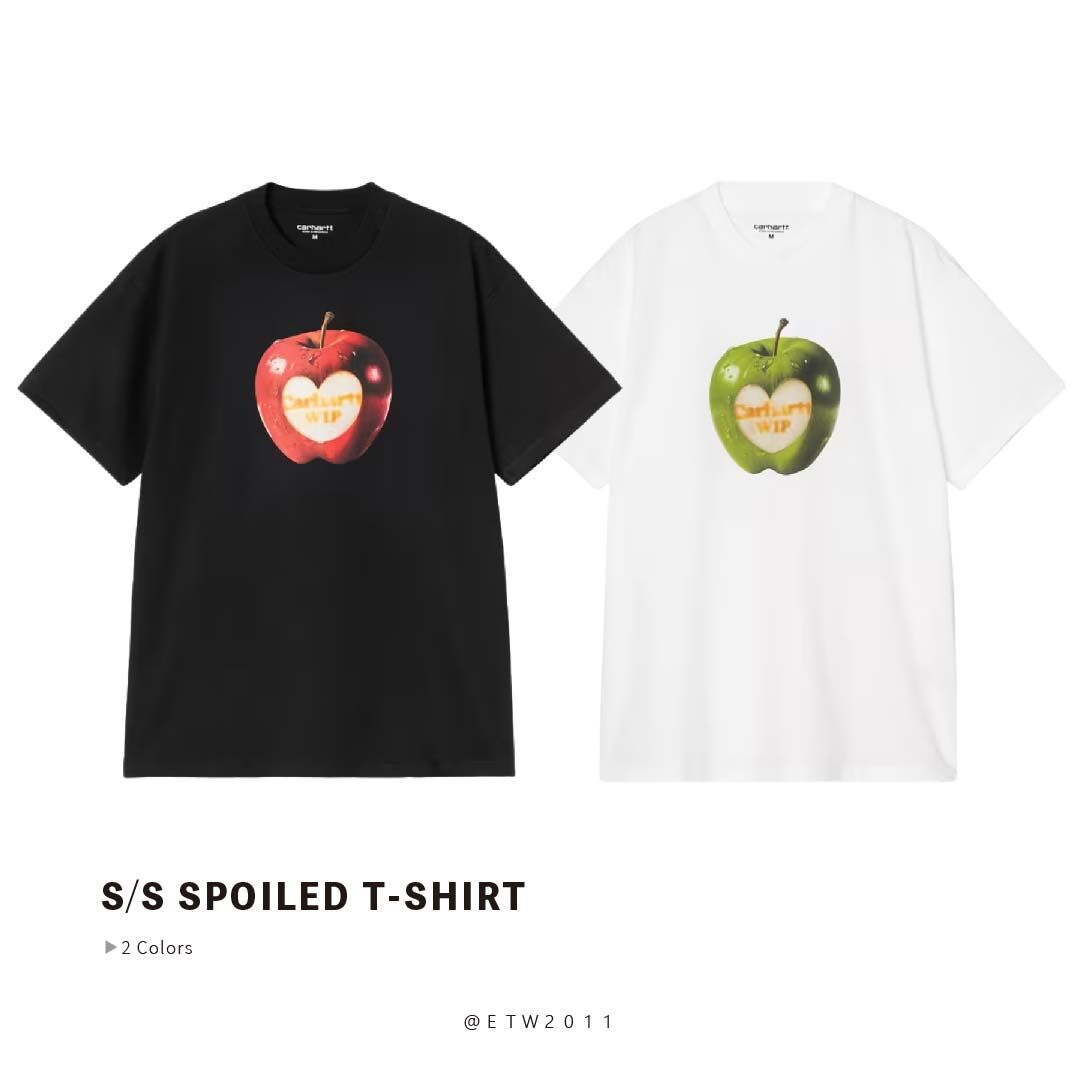 ☆ETW☆【EASY TO WEAR】CARHARTT WIP S/S SPOILED T-SHIRT 蘋果 愛心 字體 卡哈 歐版 短T