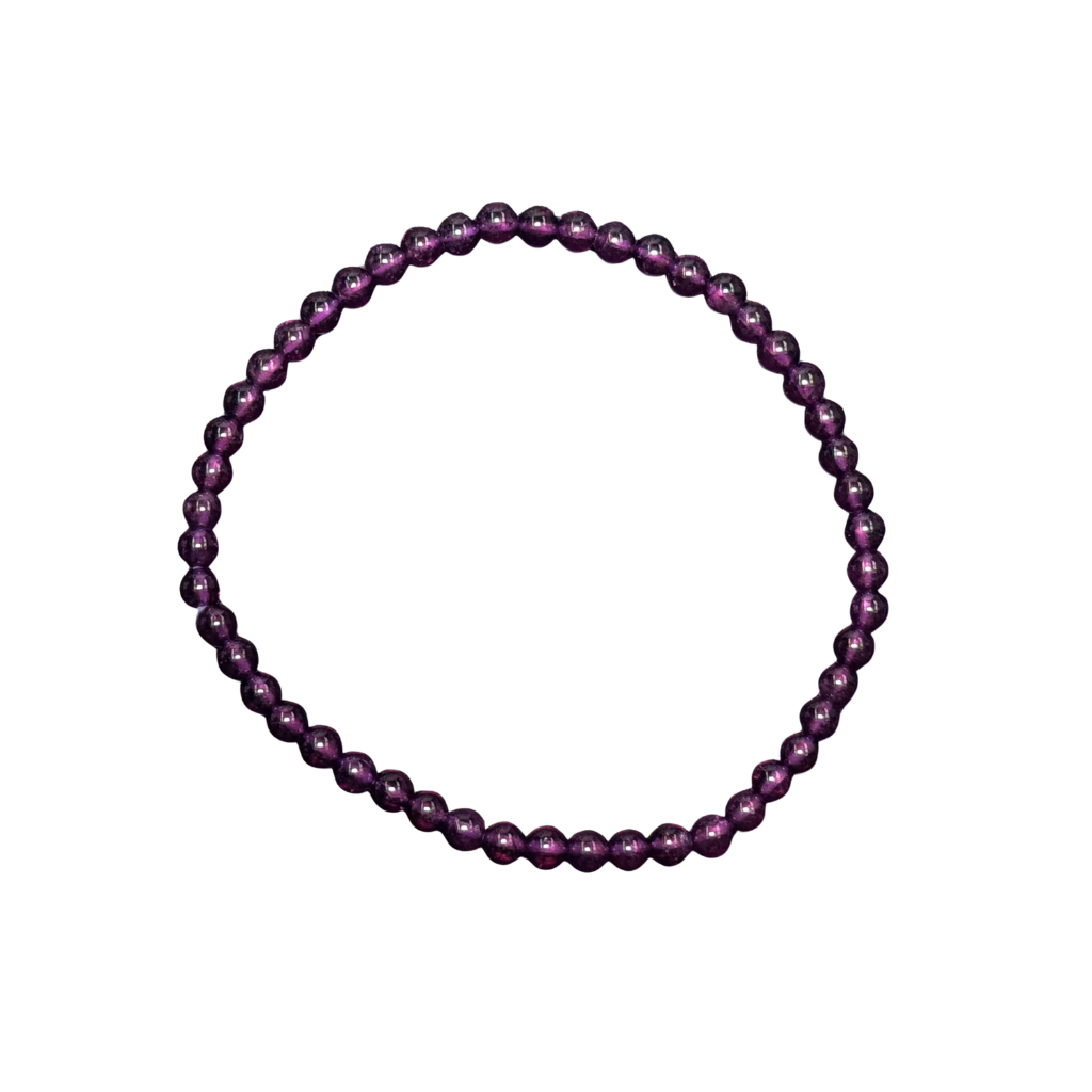 BRA-JJG0525-007 紫牙烏小米珠 4mm (A7)