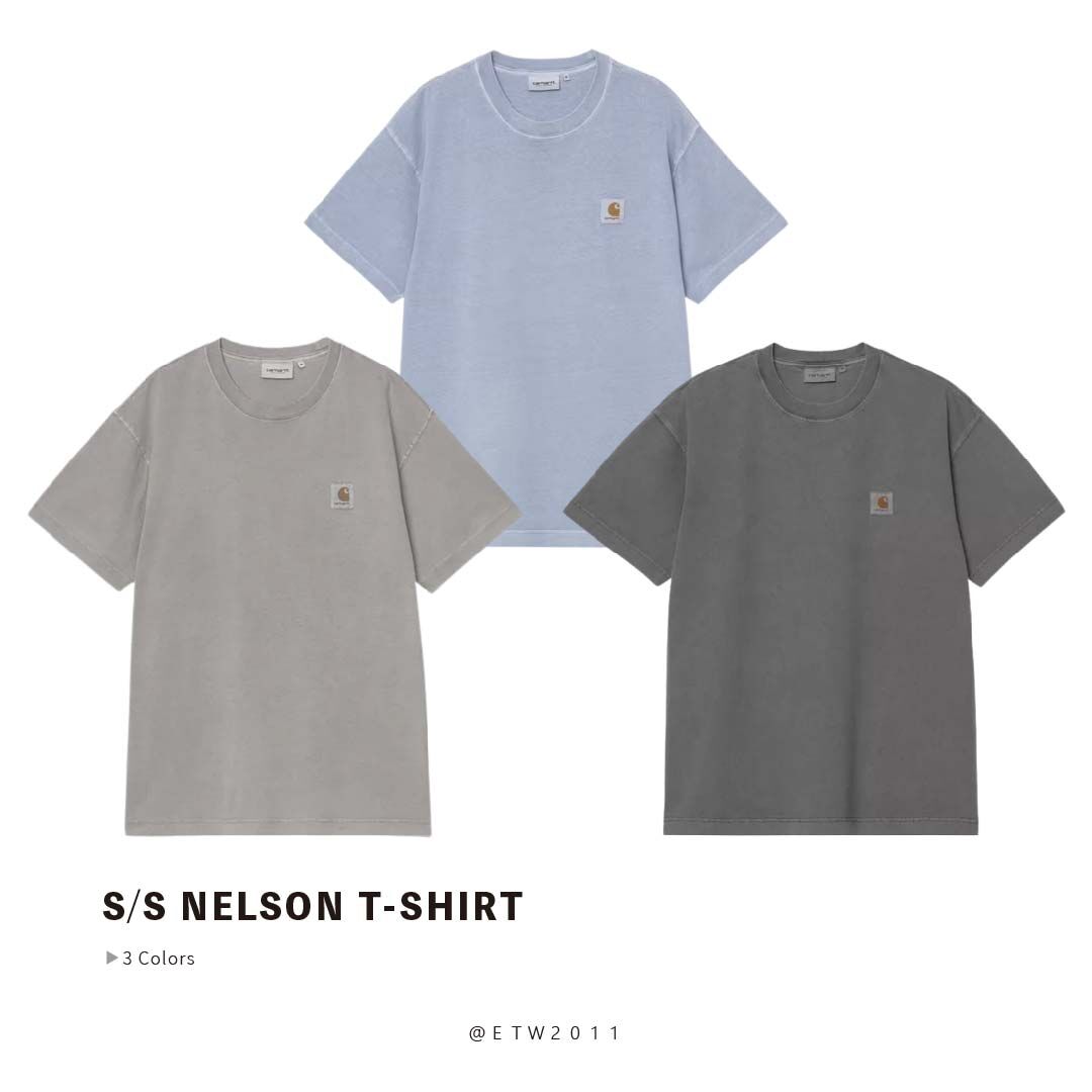 ☆ETW☆【EASY TO WEAR】CARHARTT WIP S/S NELSON T-SHIRT 水洗 LOGO 厚磅 卡哈 歐版 短T