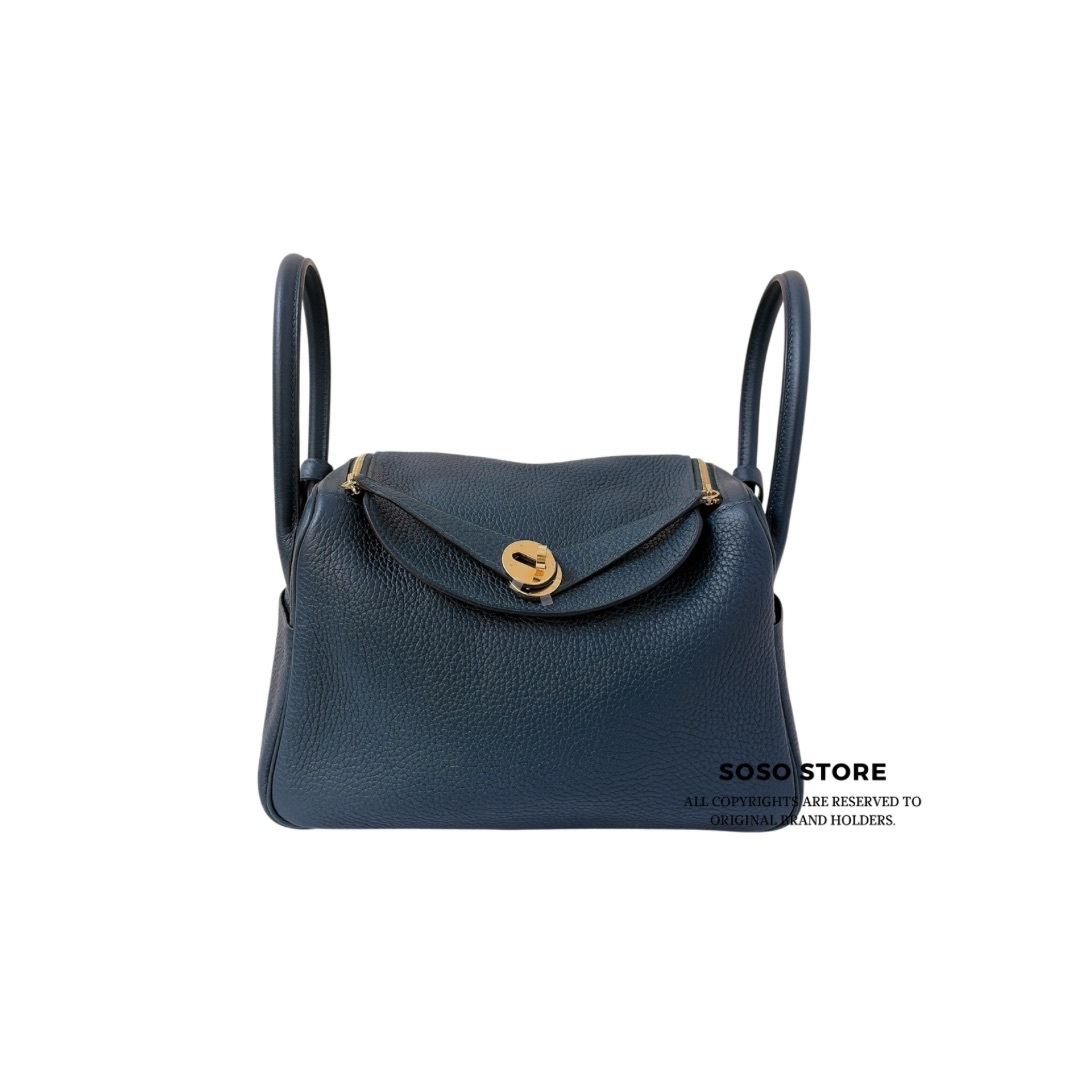 Hermes Lindy 26 - Bleu Nuit / GHW