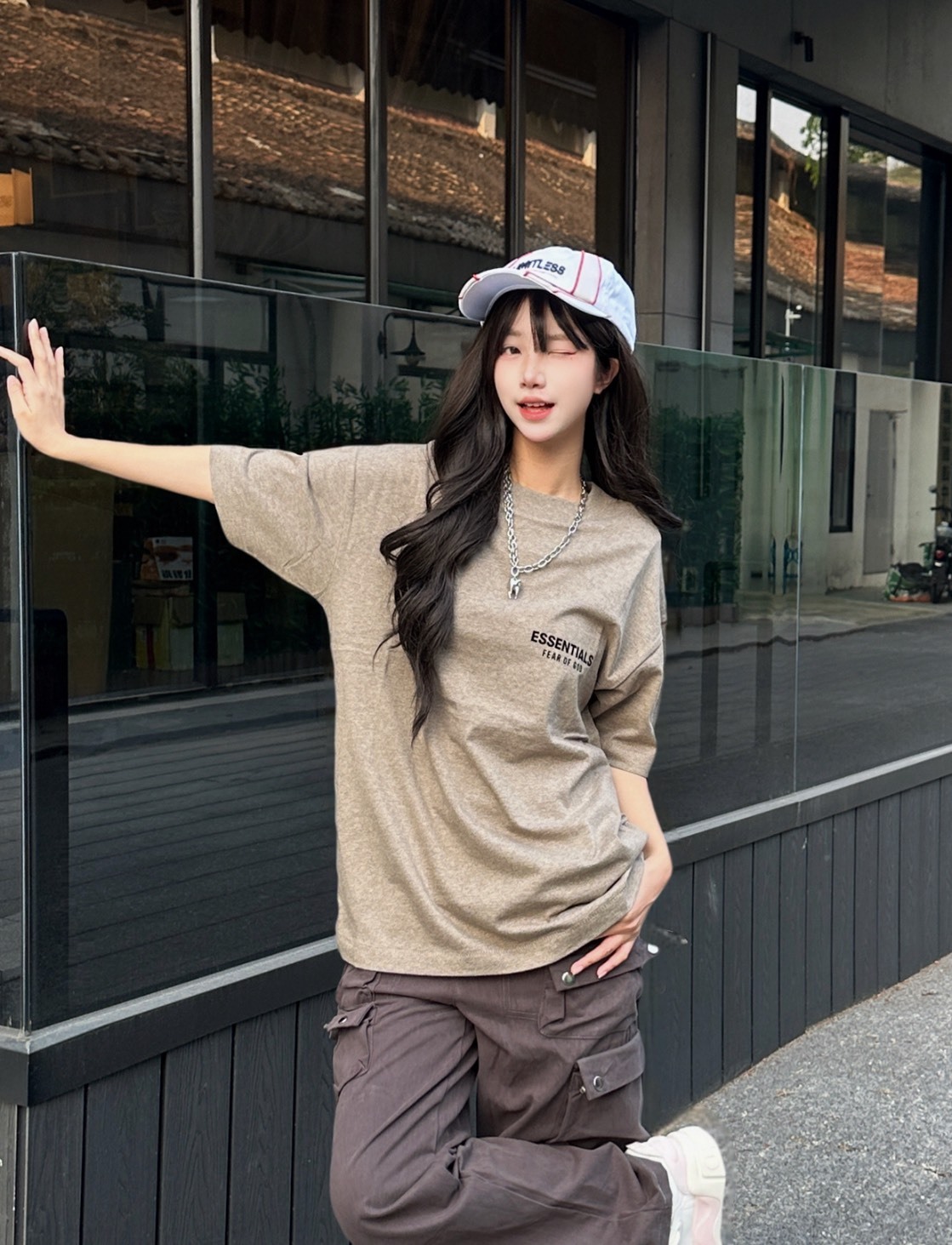 <潮潮們也有折扣價🌟> ESSENTIALS Fear of God Essentials 短袖T恤 SS25 三色