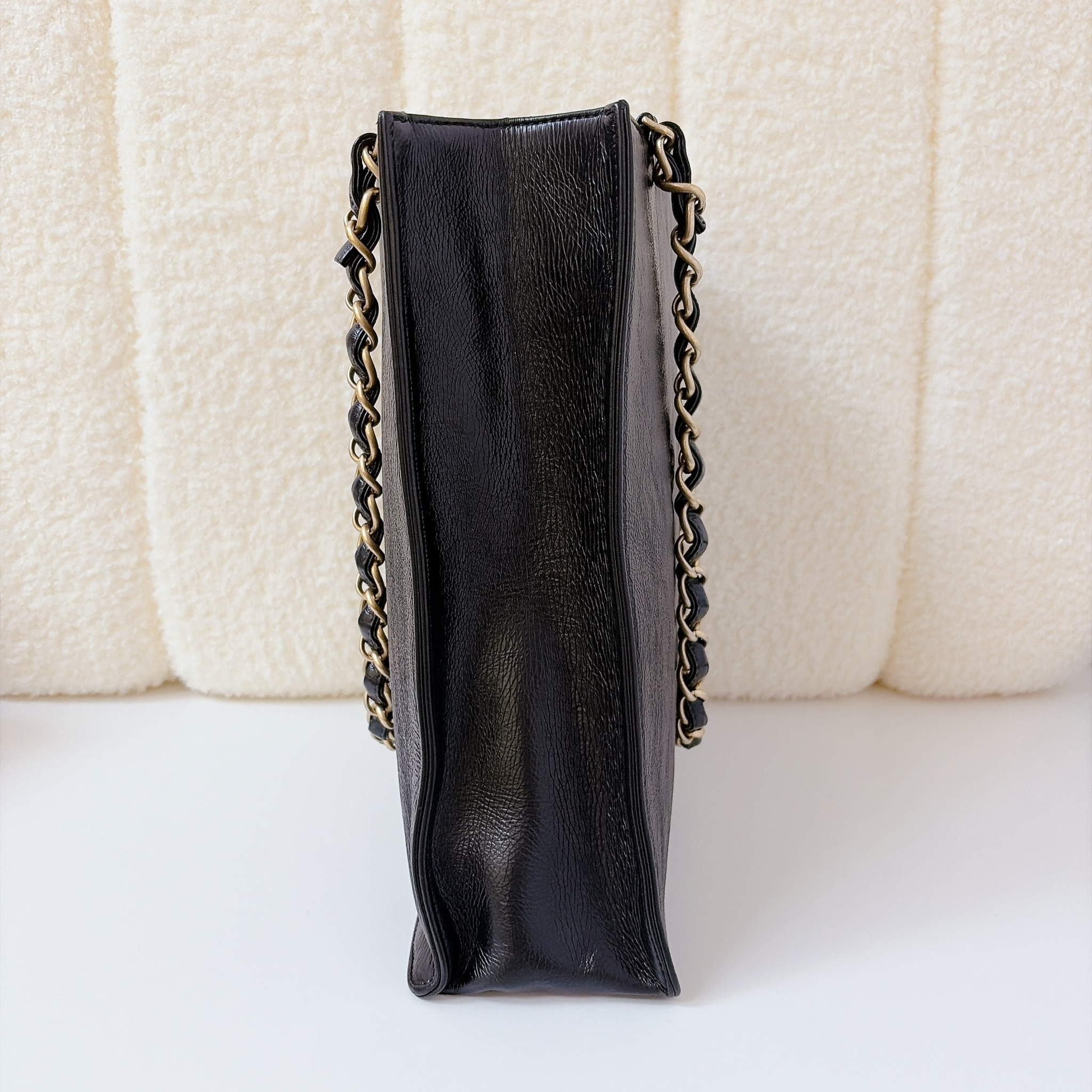 Chanel North South Tote Bag - Black / GHW