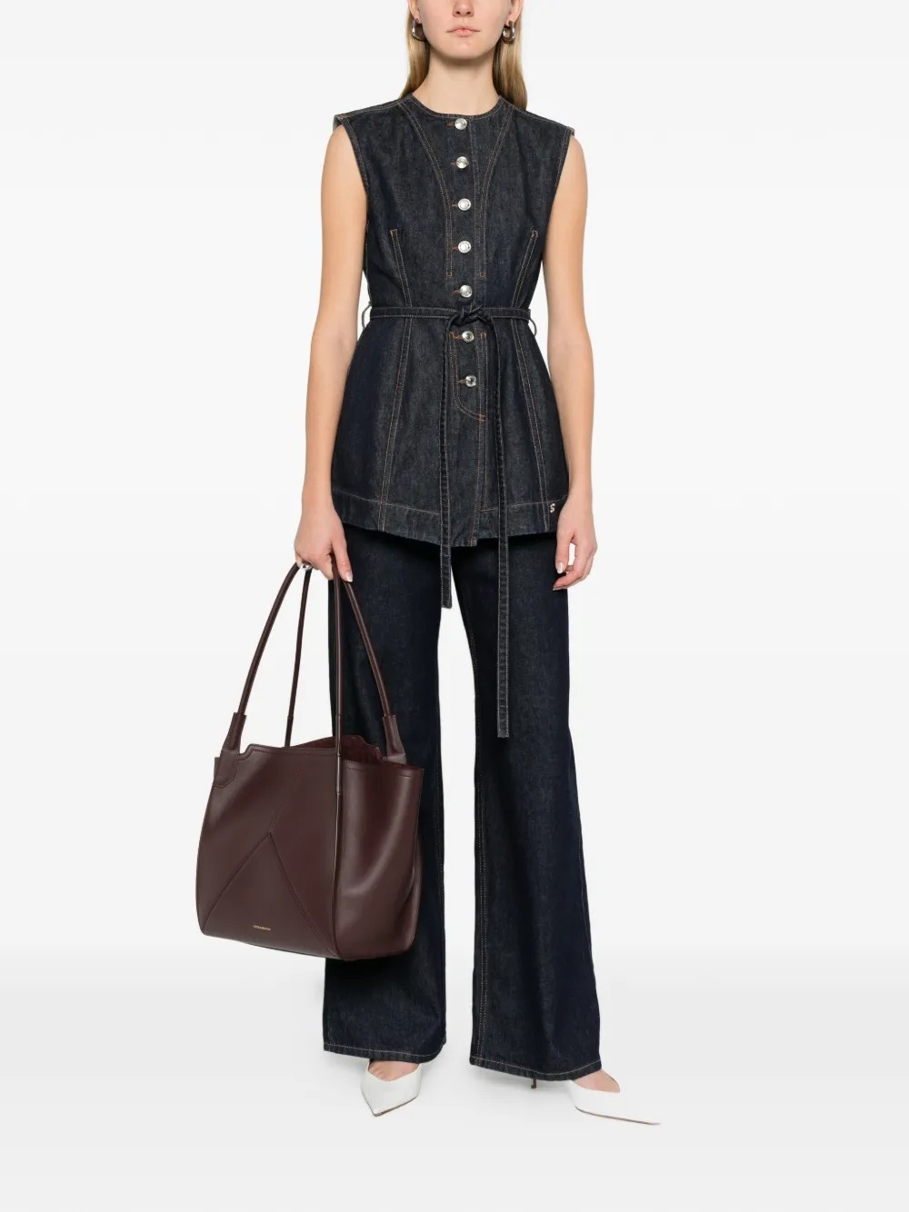 1FF0101-305 [MAX MARA] Sportmax Denim Jacket Scuro Pulito #SPDDOMINIODE-001 (C-EU-E)