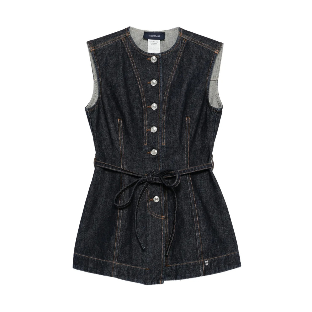 1FF0101-305 [MAX MARA] Sportmax Denim Jacket Scuro Pulito #SPDDOMINIODE-001 (C-EU-E)