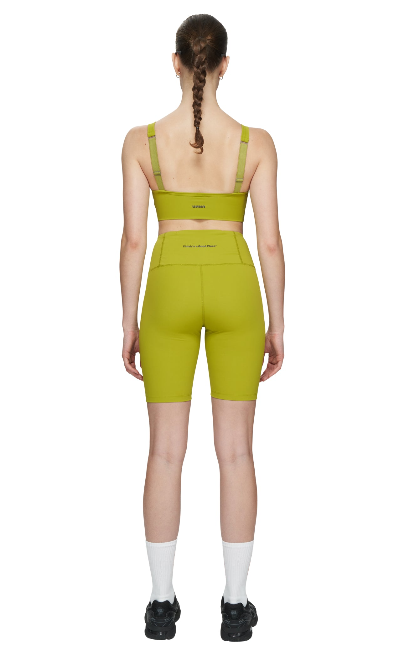 UNNA｜Women's Good Place Bra "Golden Green"