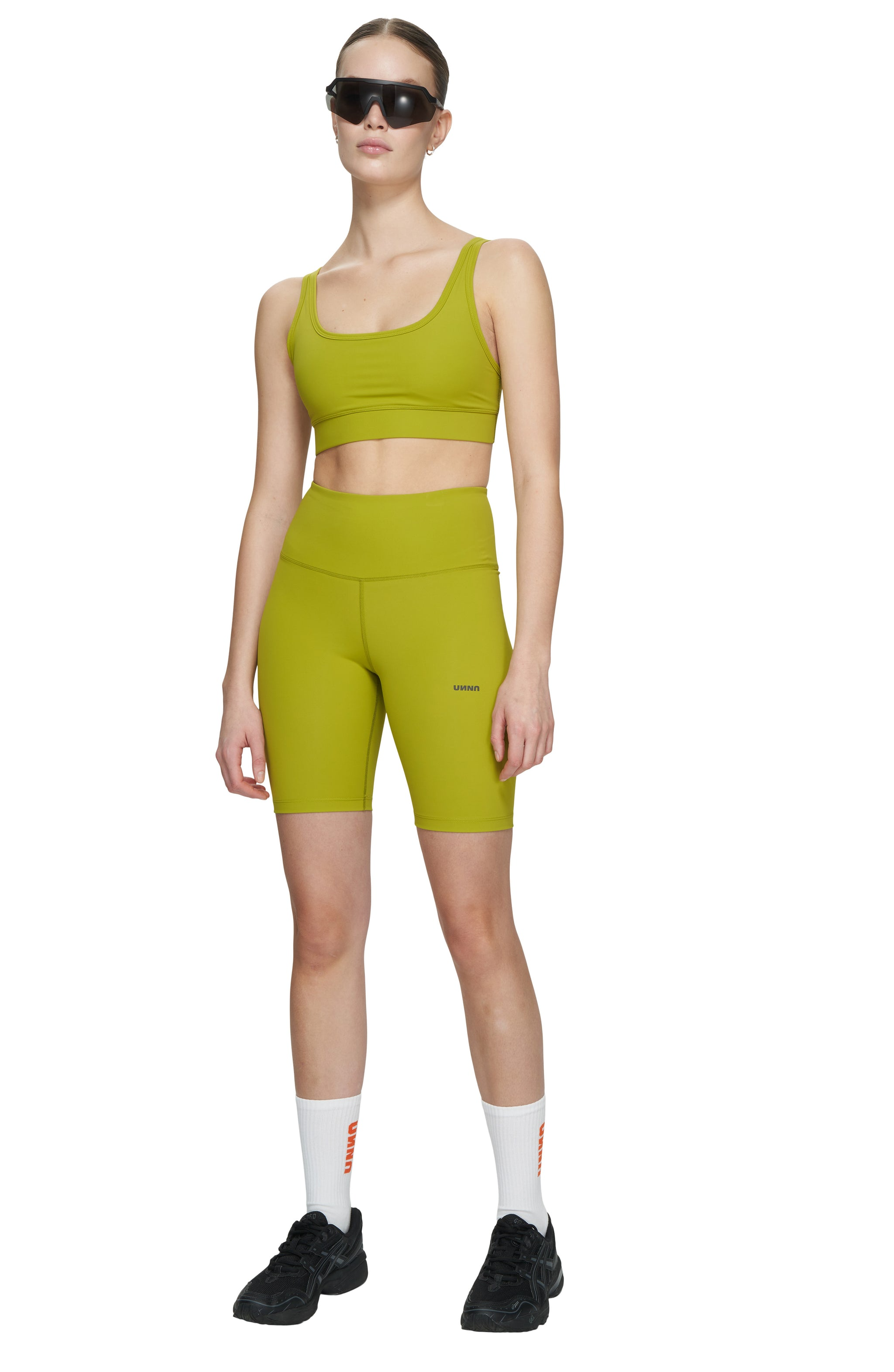 UNNA｜Women's Good Place Bra "Golden Green"
