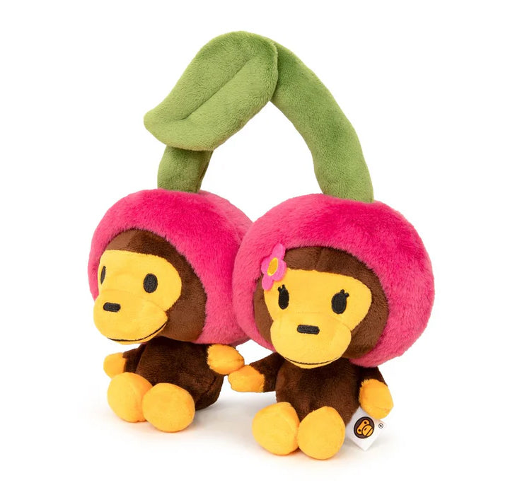 2026SS BAPE A BATHING APE BABY MILO TOY PLUSH DOLL 櫻桃 布偶 抱枕 現貨 AM20182301