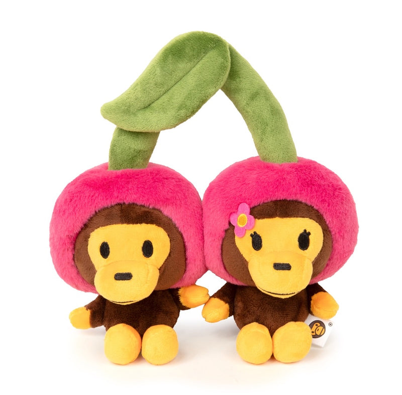 2026SS BAPE A BATHING APE BABY MILO TOY PLUSH DOLL 櫻桃 布偶 抱枕 現貨 AM20182301