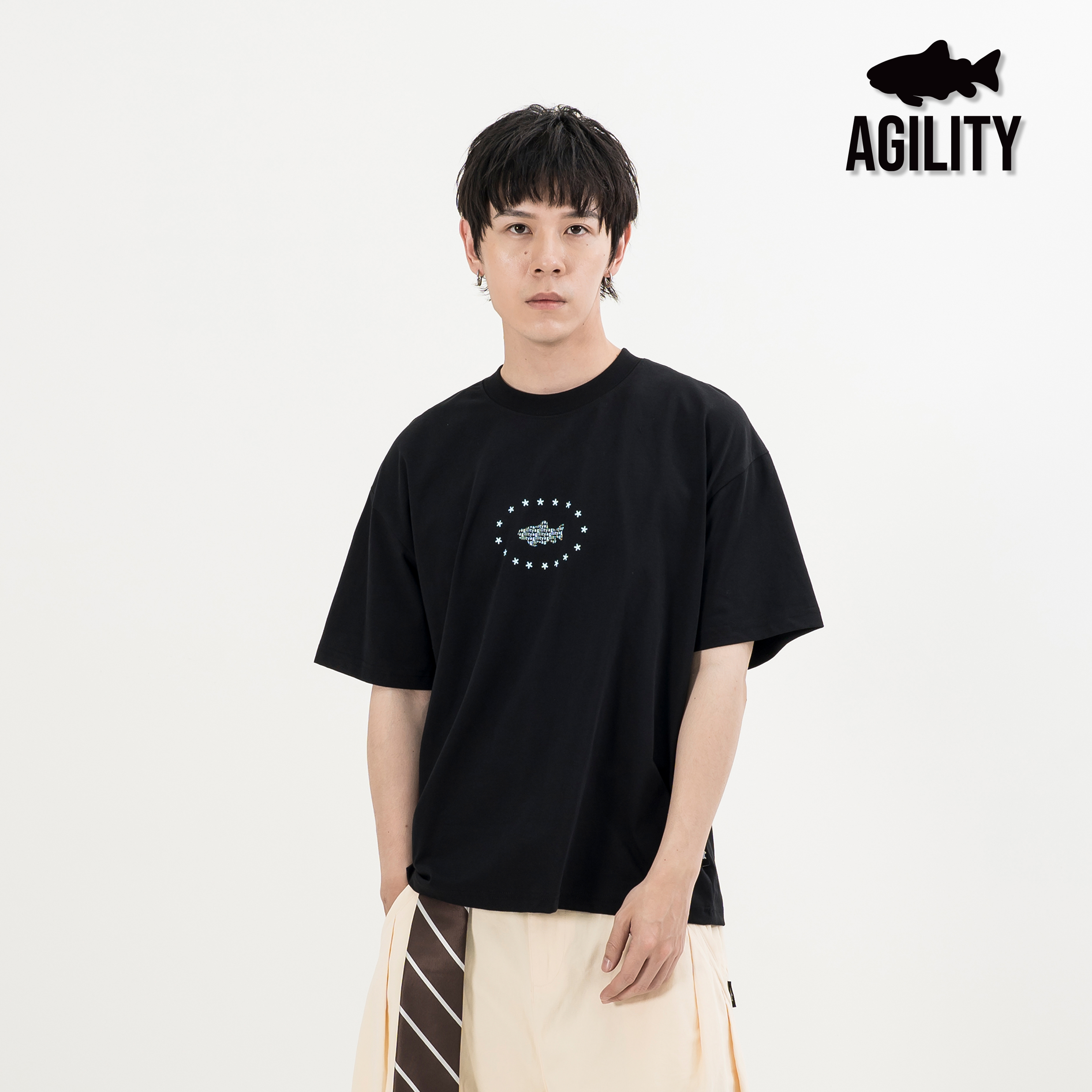 AGILITY Sorona® Boxy Tee / Garbled Text 亂碼圖像 短袖Tee [SR0-T12]