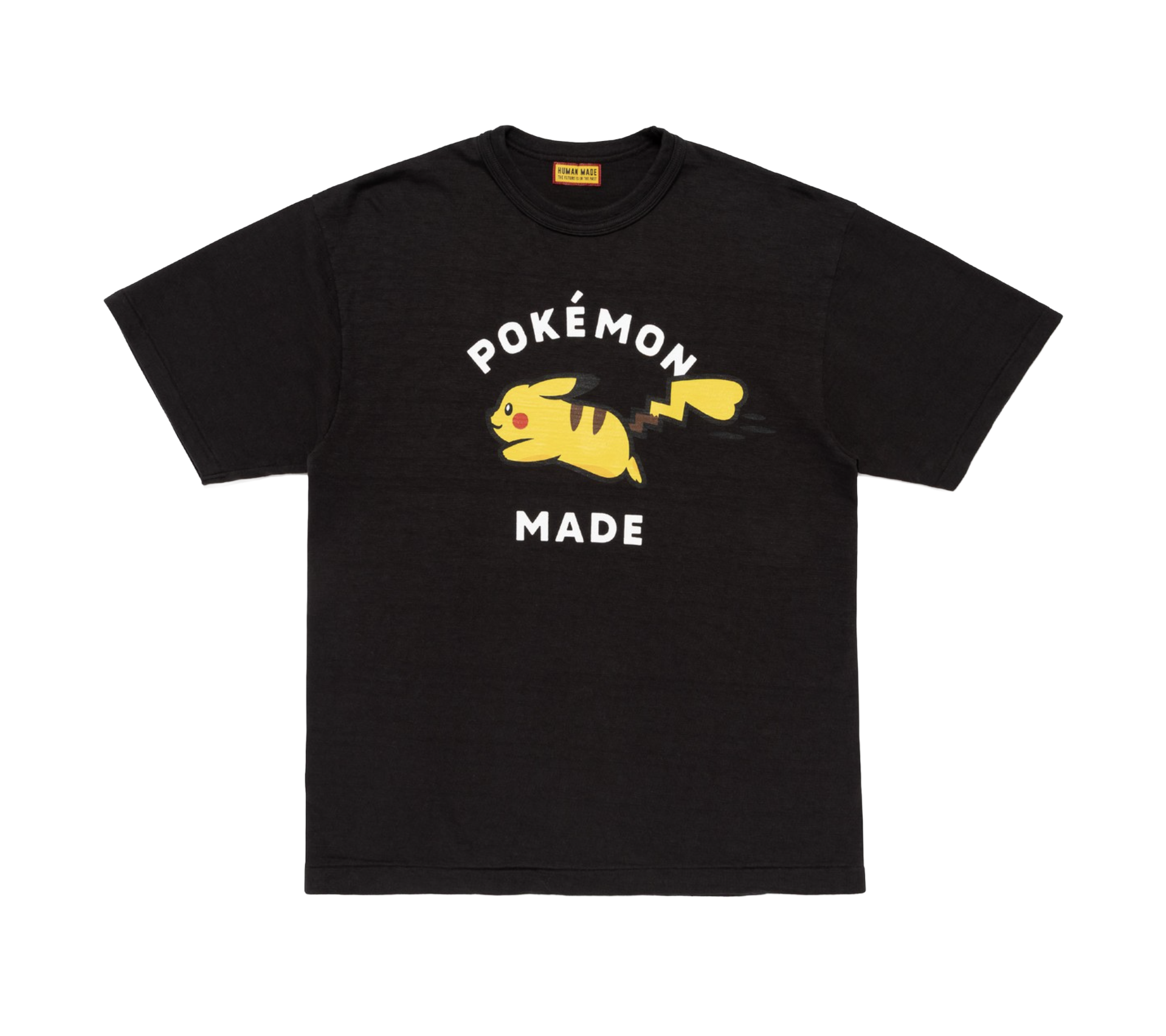 -（B018)-HUMAN MADE x Pokémon 聯名款 白色/黑色 皮卡丘 短袖-XX31TE020