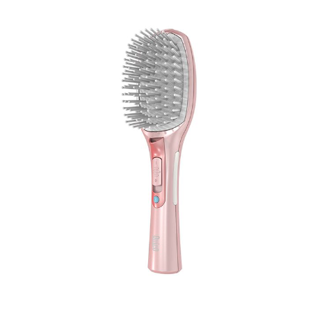 CH260525-Q8 "糖果粉色系列 -負離子梳 Pastel Candy Collection - Ionic Brush" 白桃色 送 "便攜式不鏽鋼化妝鏡 Pocket Mirror"*1件 保養期：1年