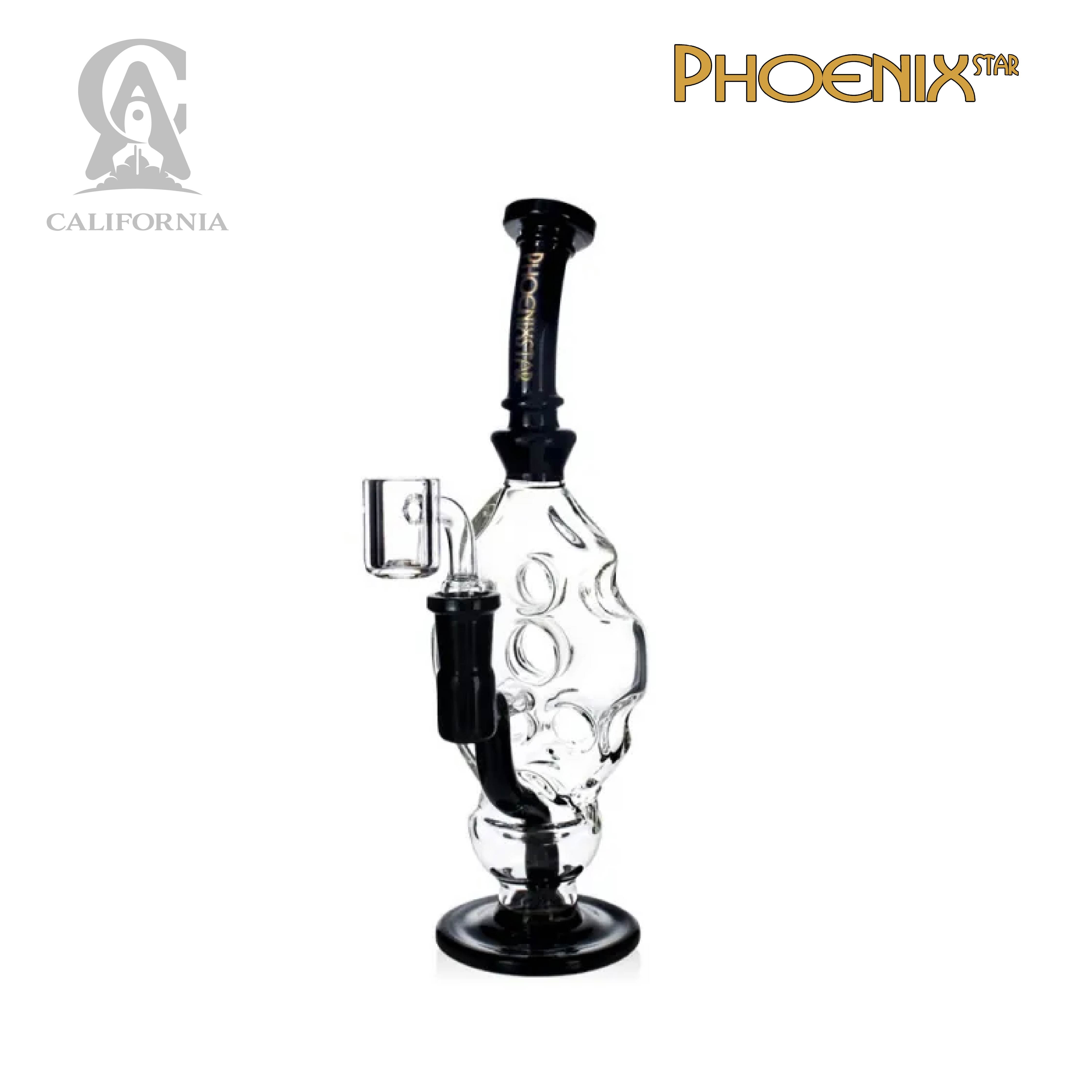 Phoenix Star - Swiss Perc 瑞士洞洞 玻璃水煙壺 - 14mm - 美國