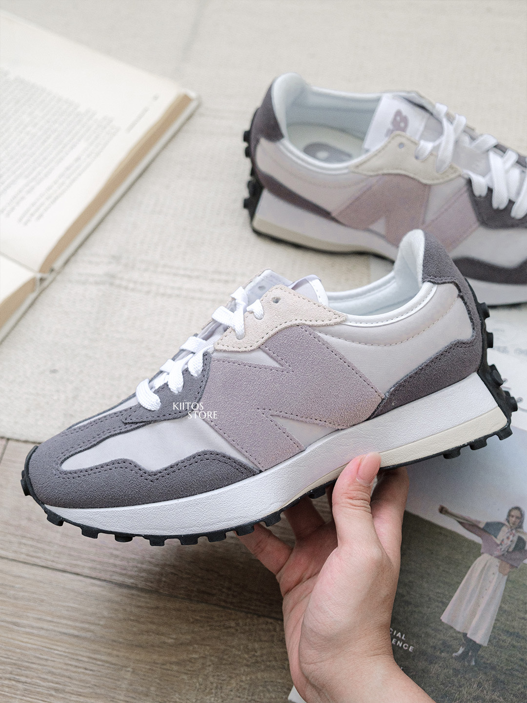 【預購】NEW BALANCE 327 墨灰紫 u327321