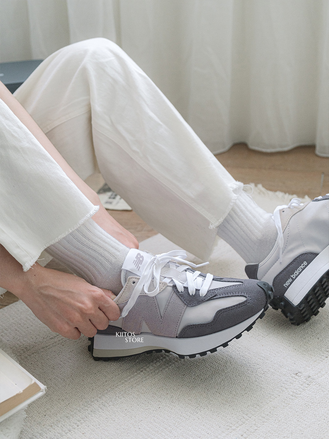 【預購】NEW BALANCE 327 墨灰紫 u327321