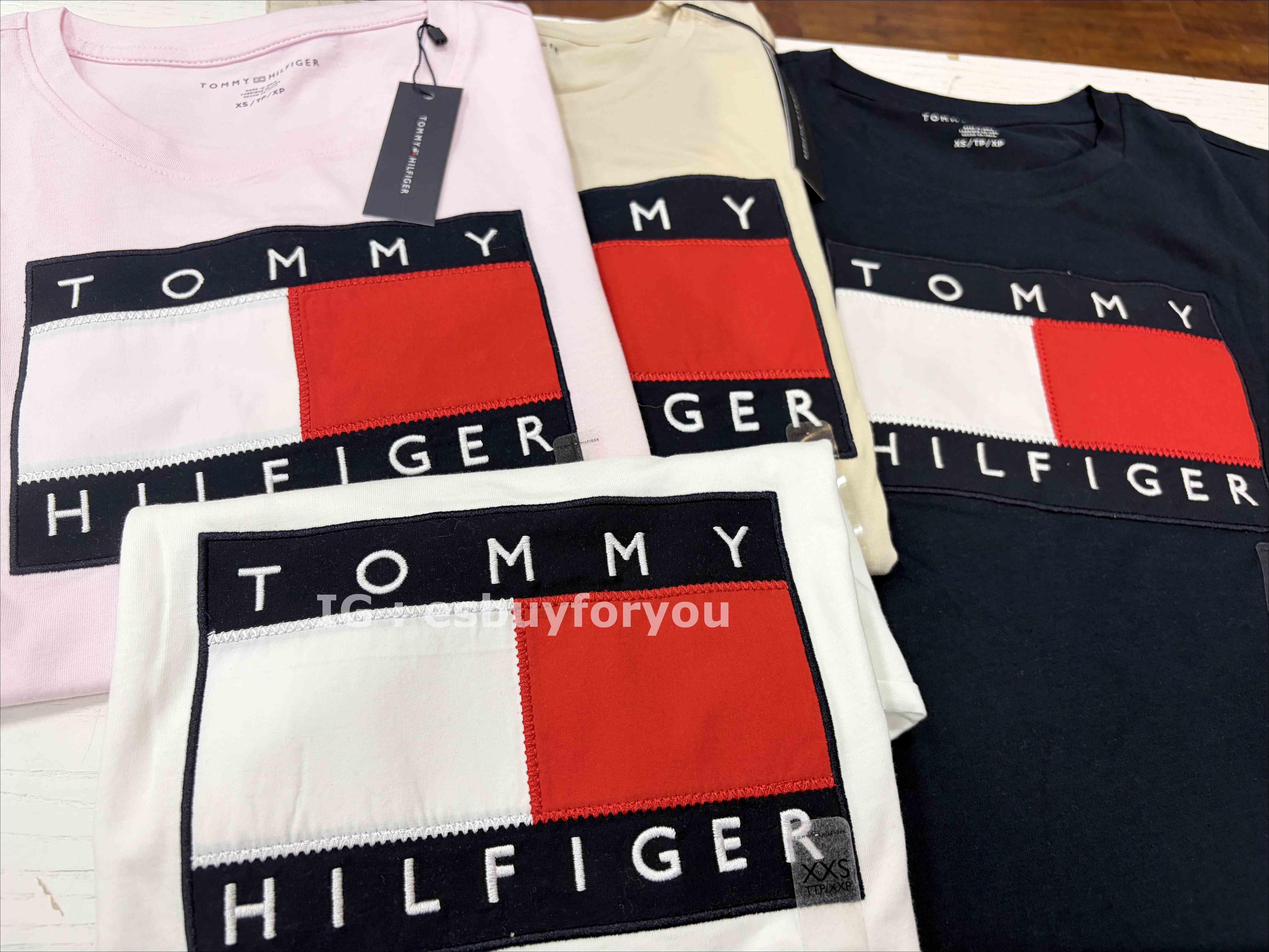TOMMY 女大人 經典大國旗徽章 短TEE (4色)