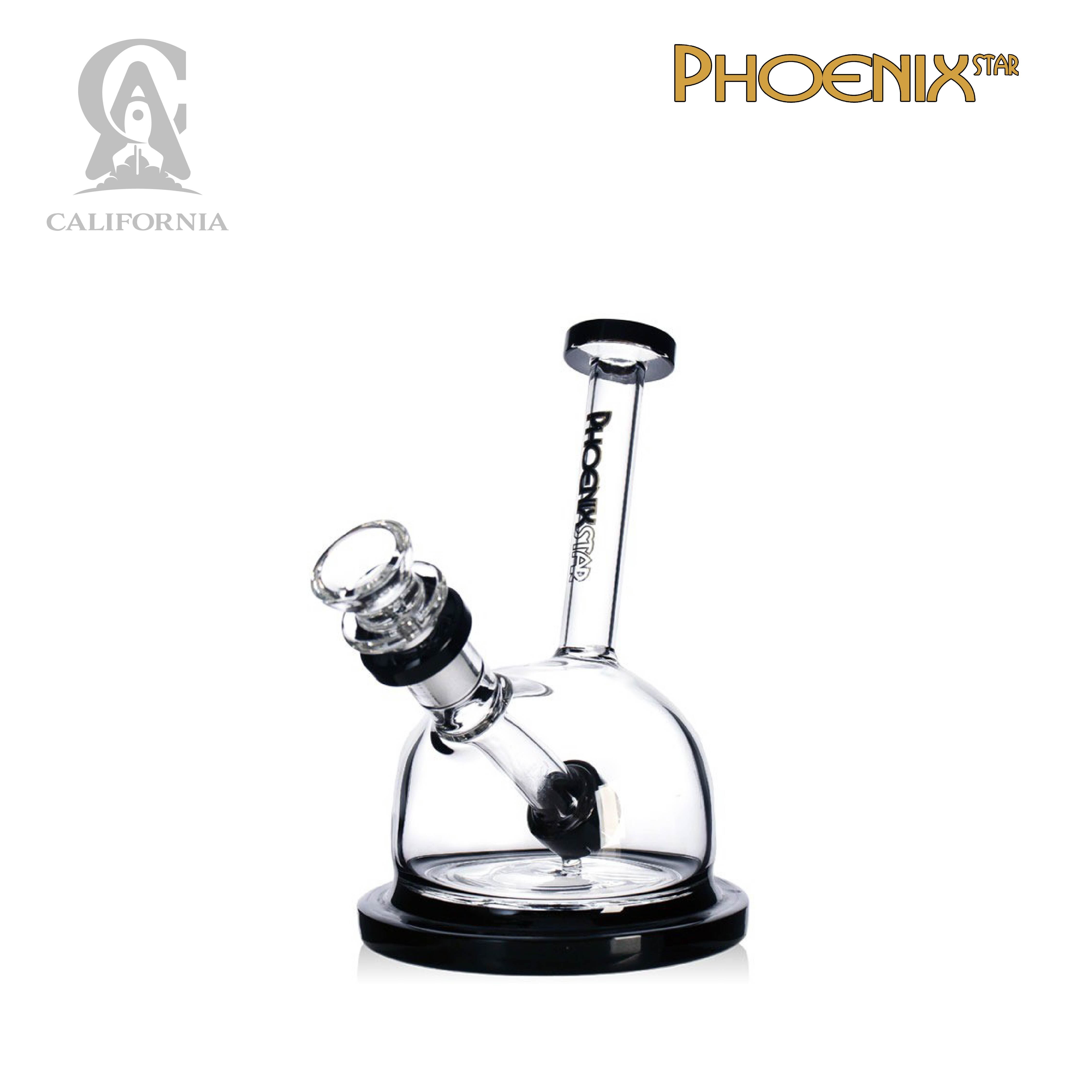 Phoenix Star - 圓弧泡泡 玻璃水煙壺 - 14mm - 美國
