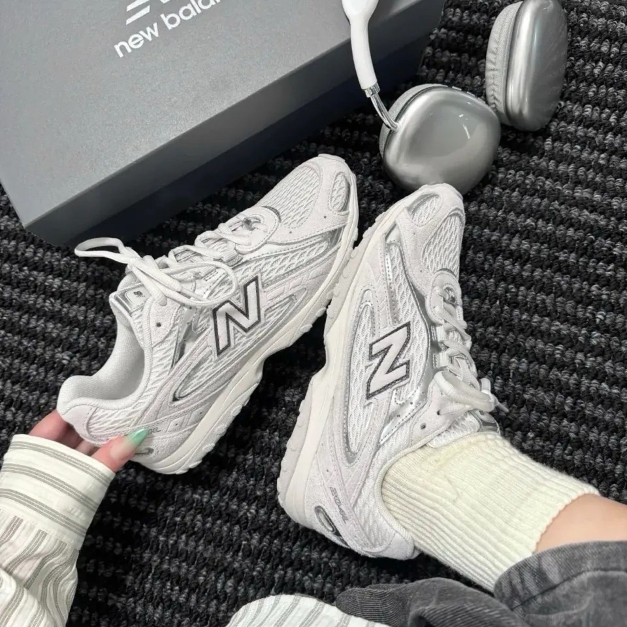 NICEDAY 代購 New Balance 204L 灰白色 520 夏日禮盒 男女同款 U204L4N2