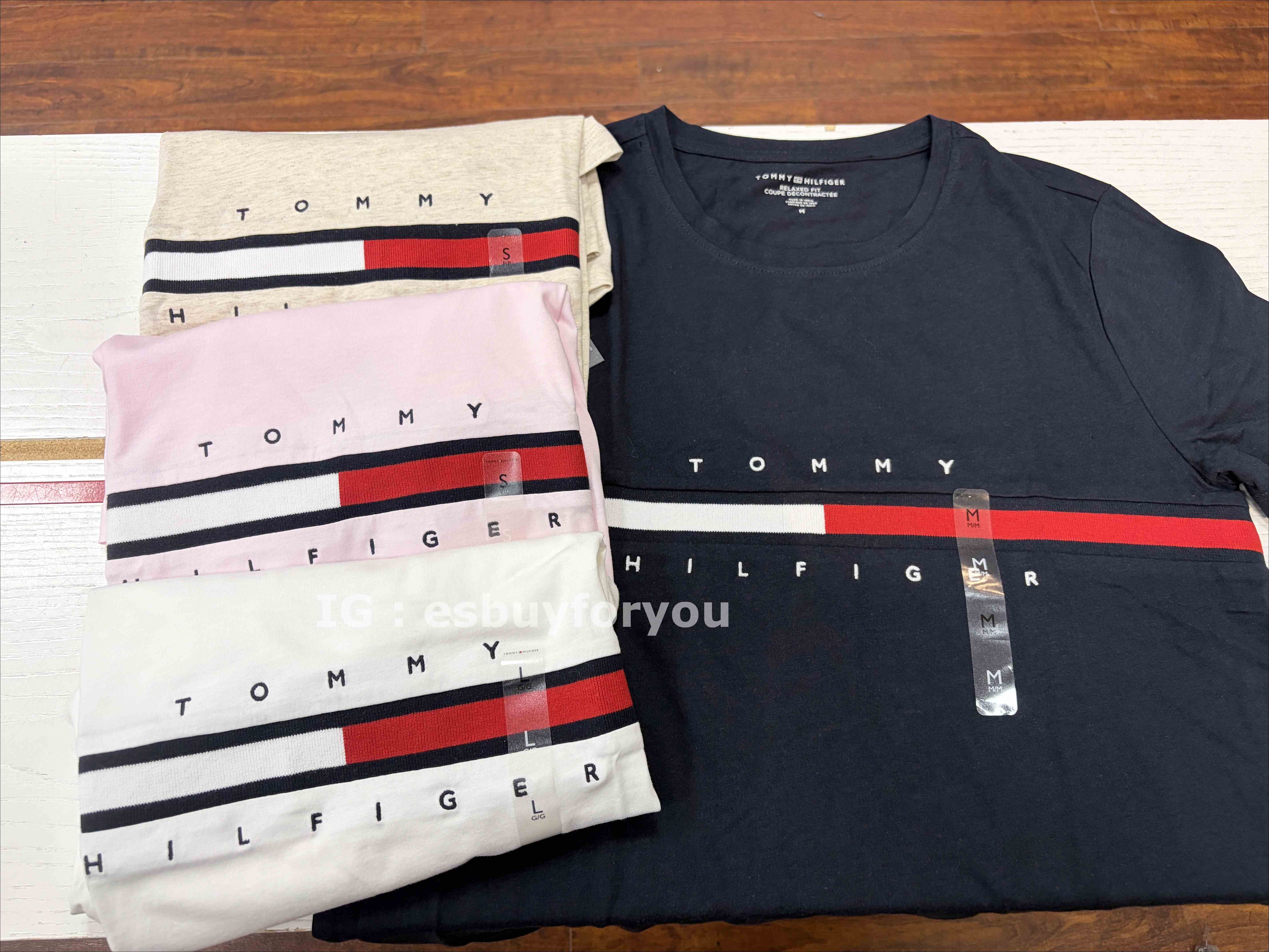 TOMMY 女大人 經典款 Logo 短TEE (RELAXED FIT) (4色)