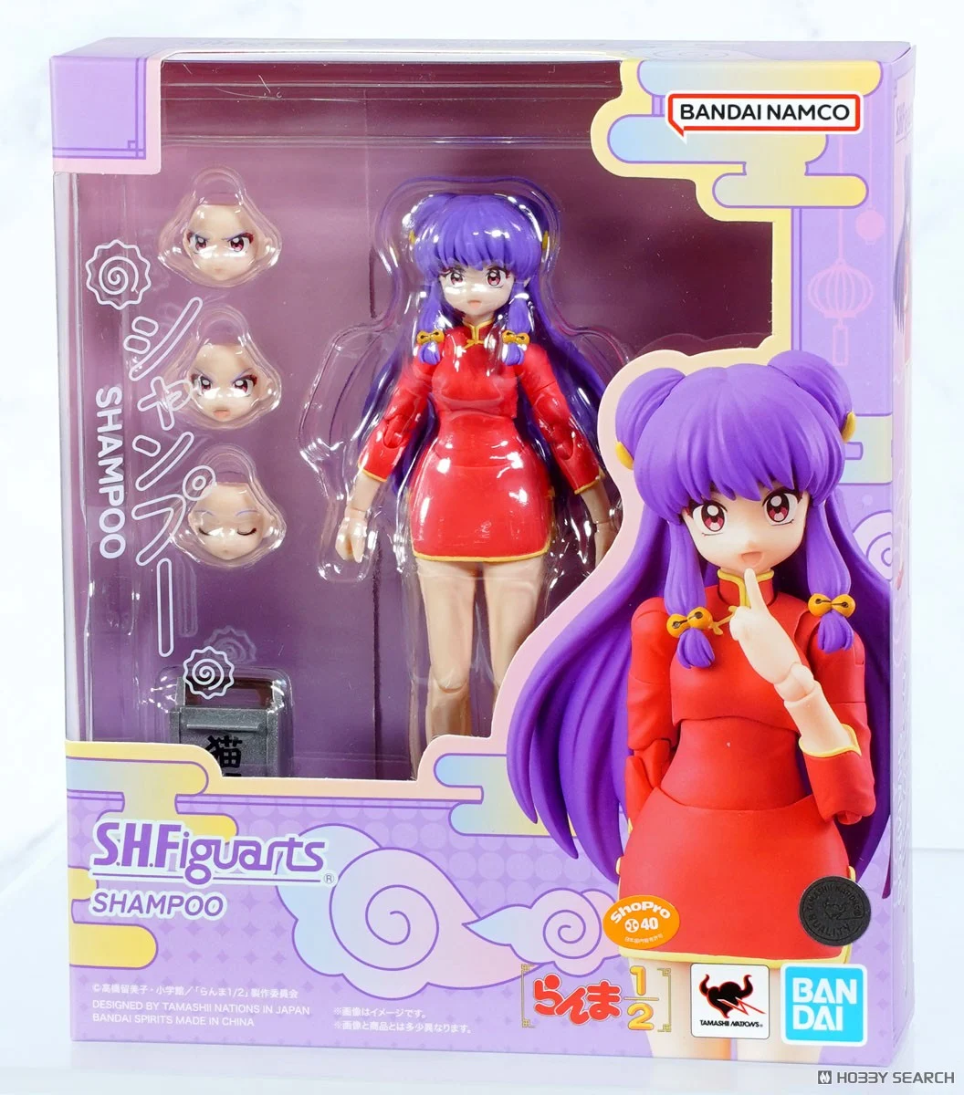 特價 全新 萬代 SHF 珊璞 亂馬 1/2 可動完成品