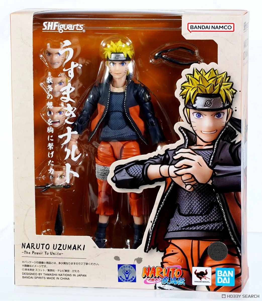 特價 全新 萬代 SHF 漩渦鳴人  承載 無數 思念 連結起來的力量 火影 可動完成品