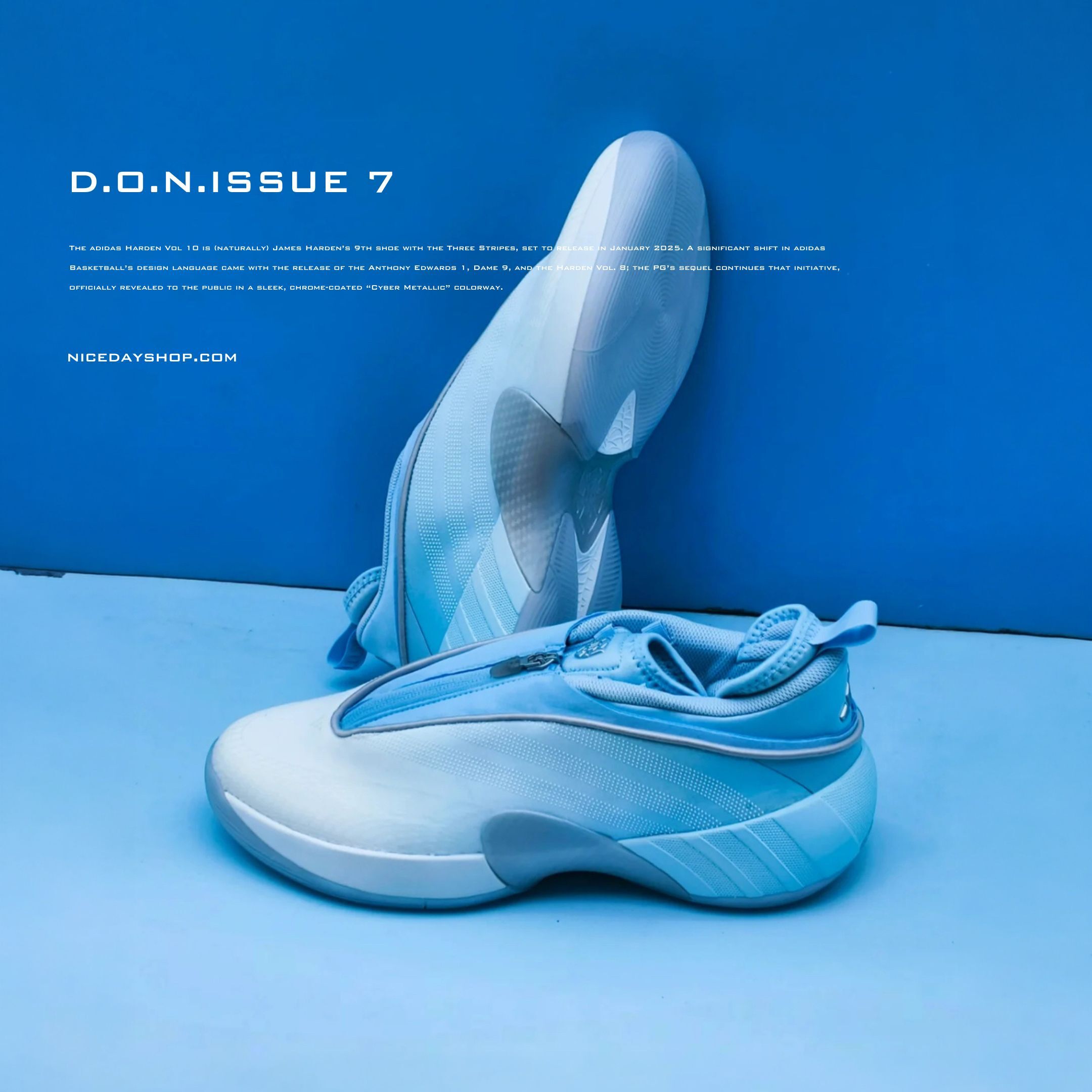 NICEDAY 代購 Adidas DON Lssue 7 白 淺藍 實戰鞋 JQ9433