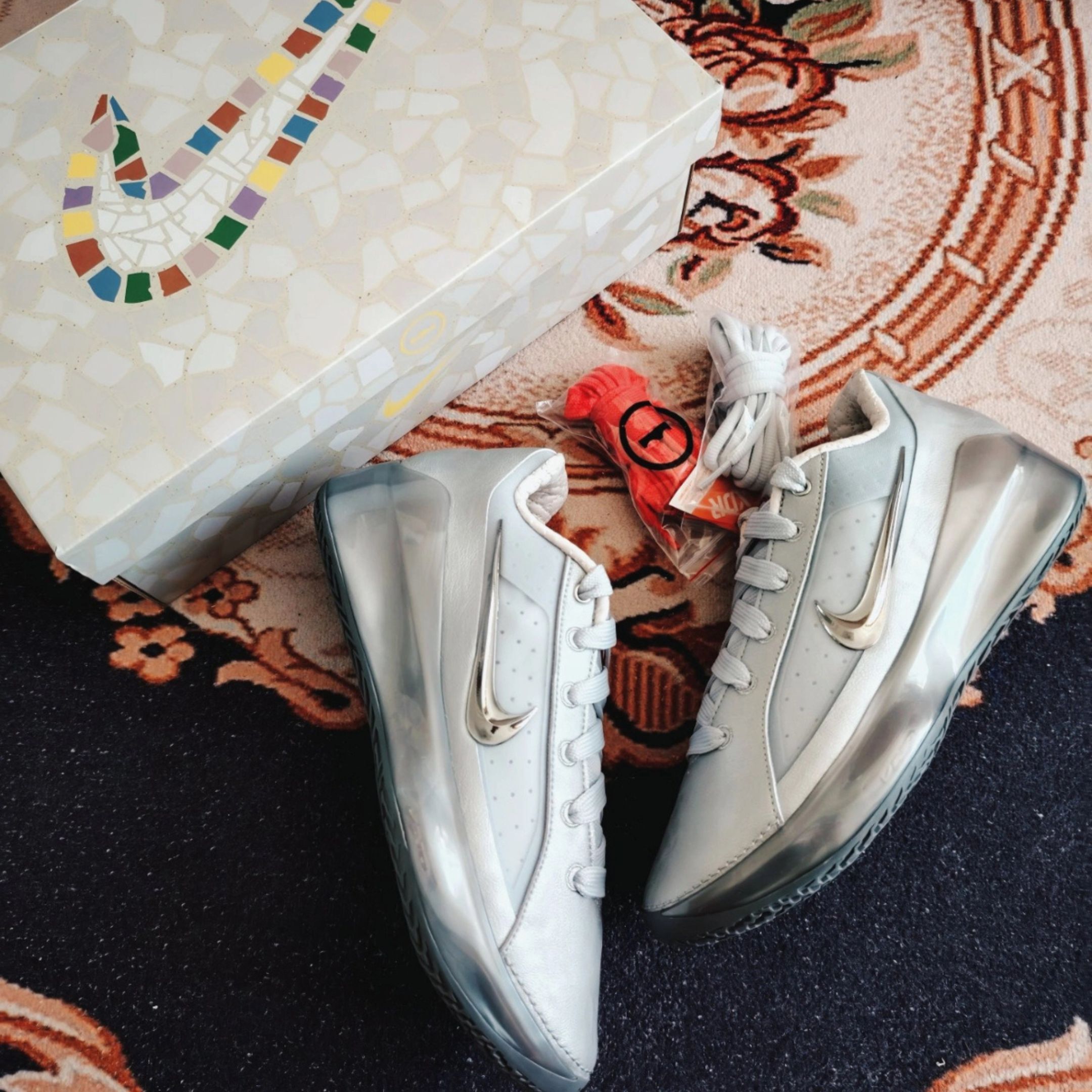 NICEDAY 代購 NIKE LeBron NXXT GEN BY JUJU 銀色 WITH LOVE 穩定 支撐 訓練 比賽 籃球鞋 IQ8493-002