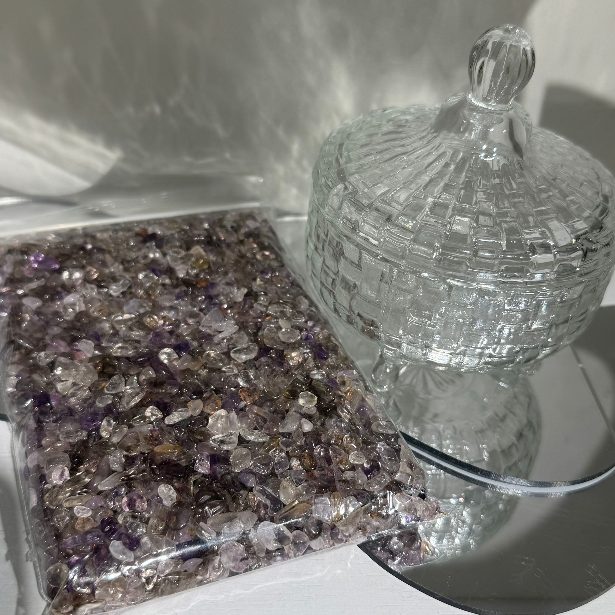 BRA-JJG0525-050 超七消磁碎石 500g (送玻璃碗) (A50)