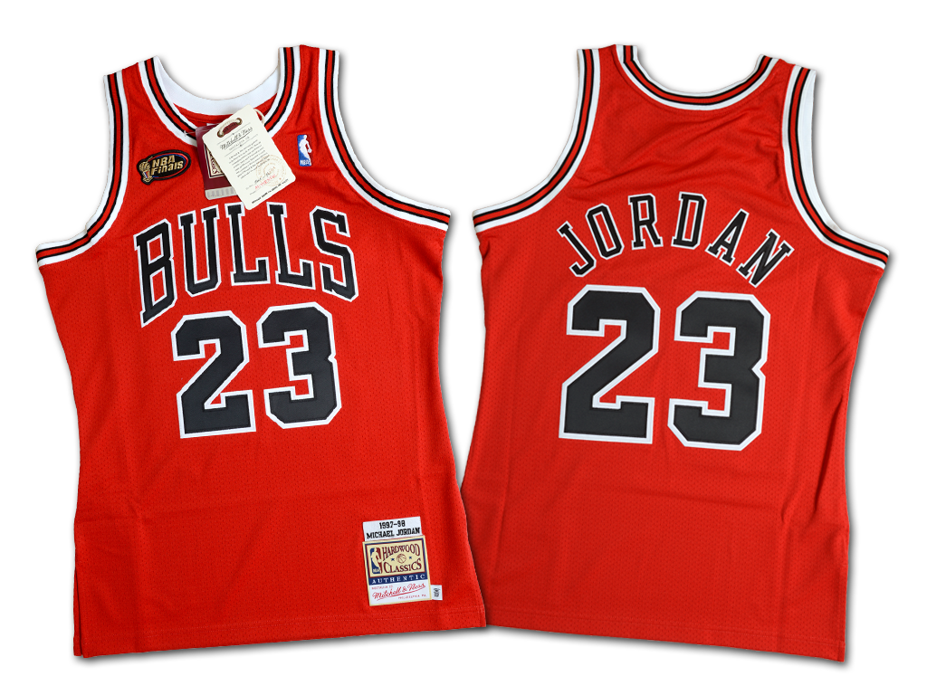 Mitchell & Ness 芝加哥公牛隊 Michael Jordan 1997-1998 復刻 球員版球衣