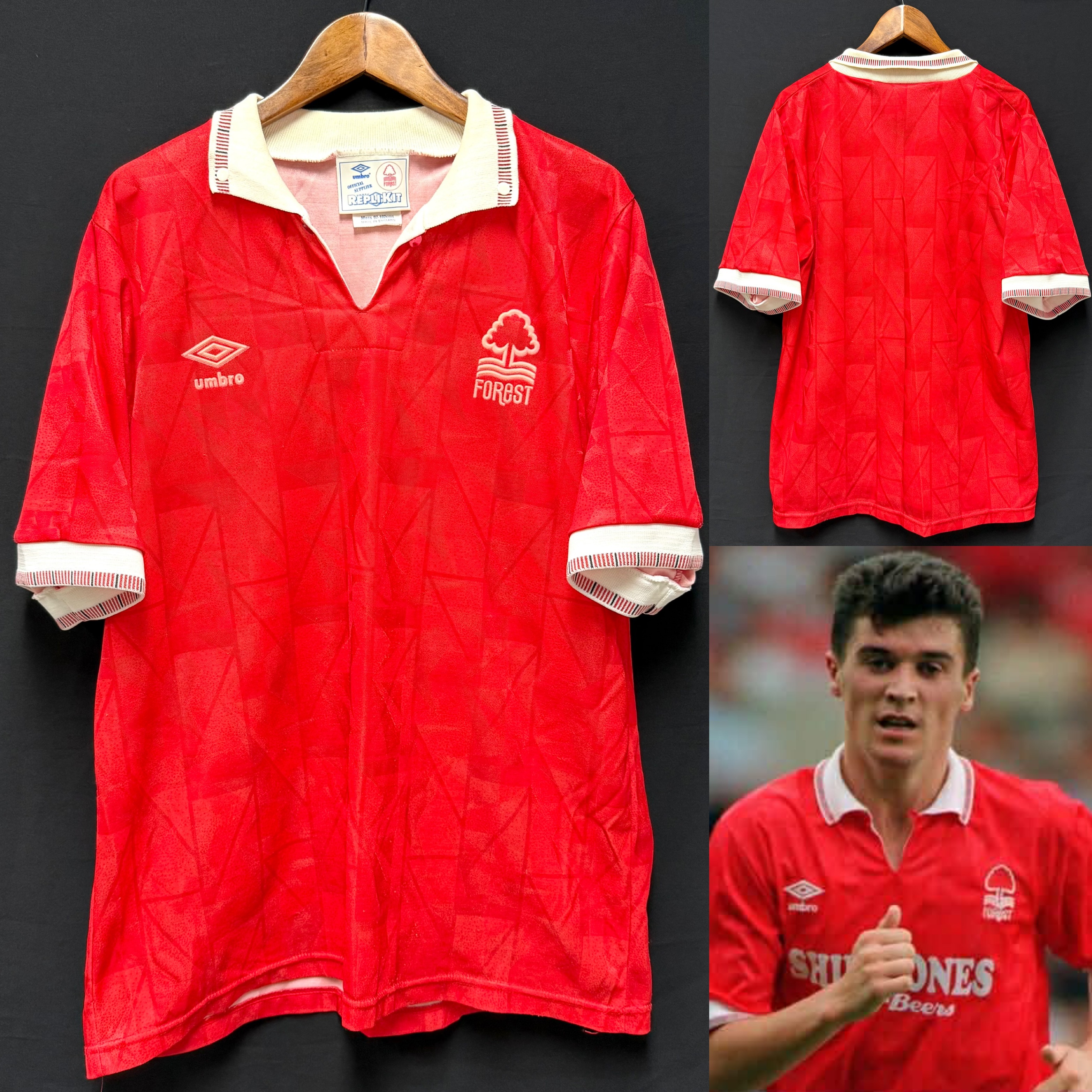 Nottingham Forest 1990-1992 Umbro Home Shirt