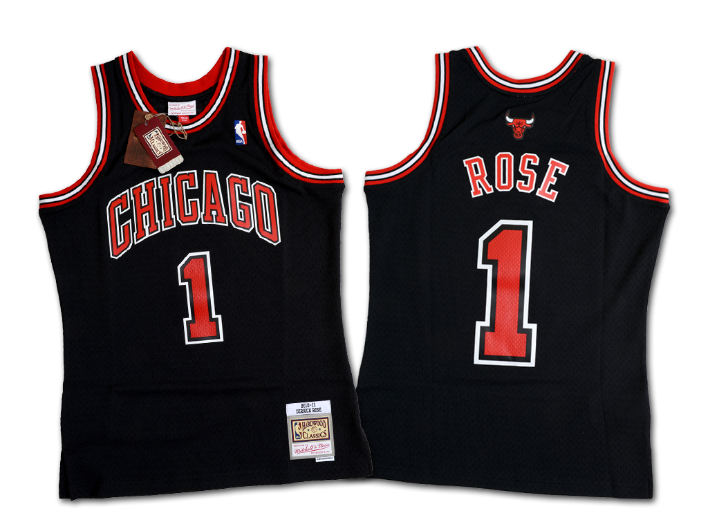 Mitchell & Ness 芝加哥公牛隊 Derrick Rose 2010-2011 復刻 Swingman 球衣