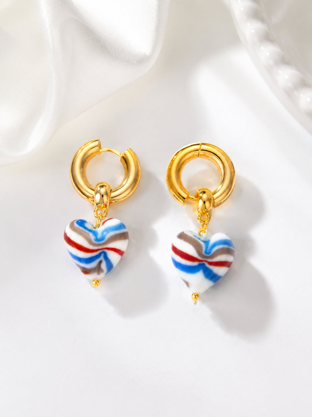 1MY0524-387 [MAYOL] Heart Earrings (EU)